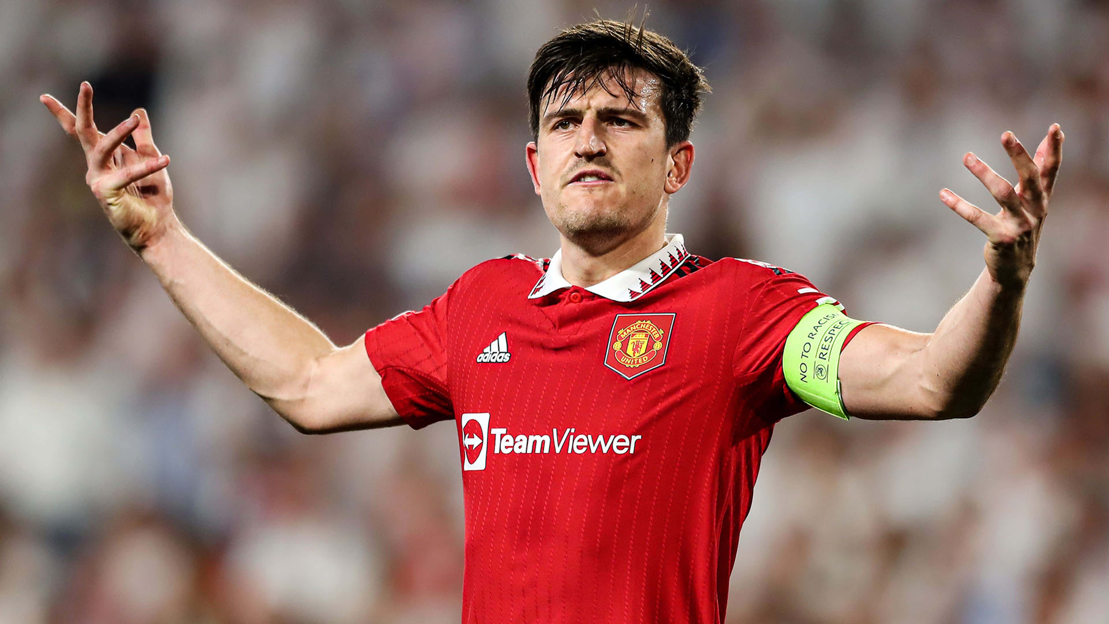 Harry Maguire react Manchester United Sevilla second leg 2022-23