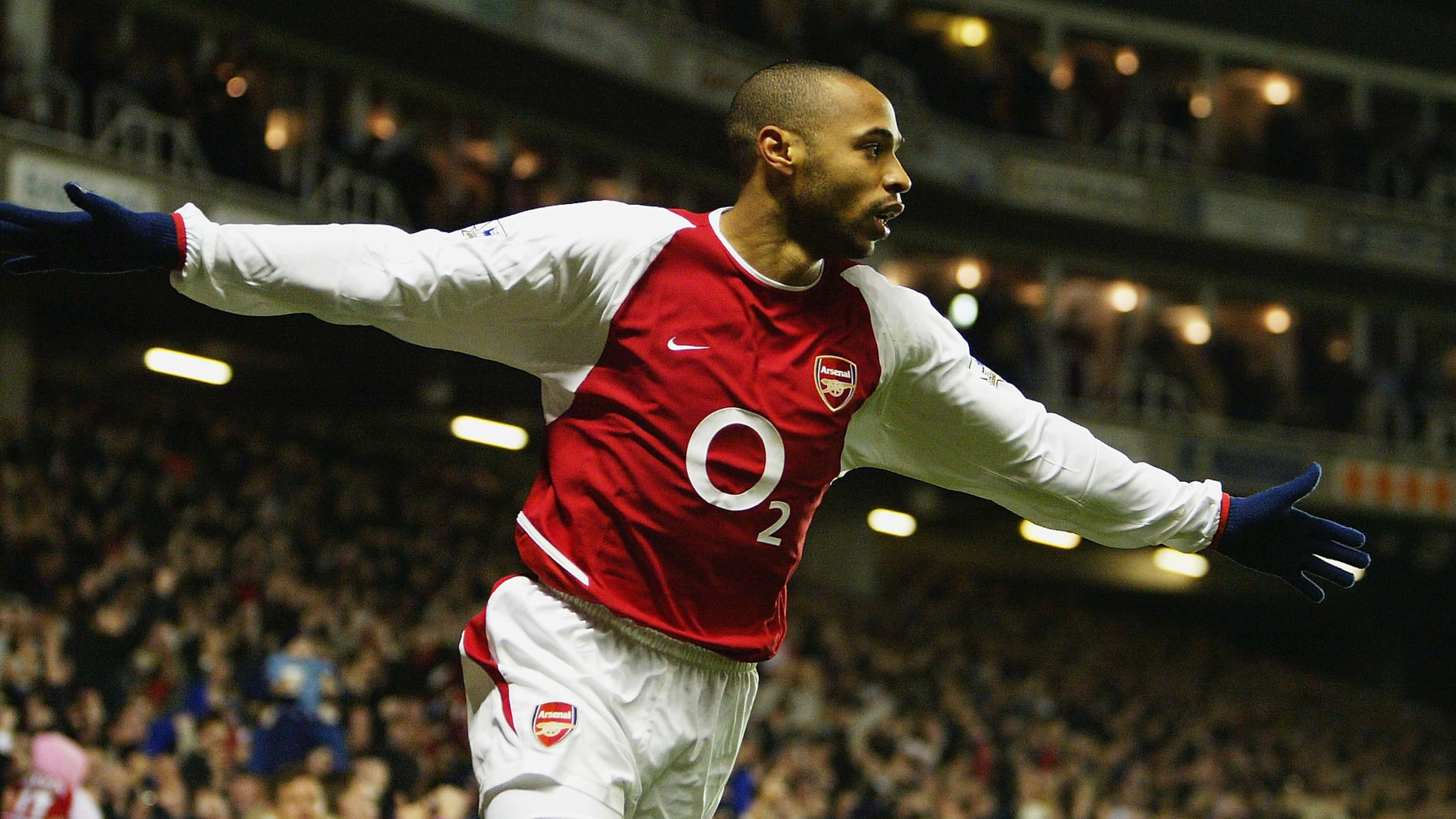 Thierry Henry pelo Arsenal