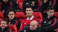 Cristiano Ronaldo Manchester United bench 2022-23