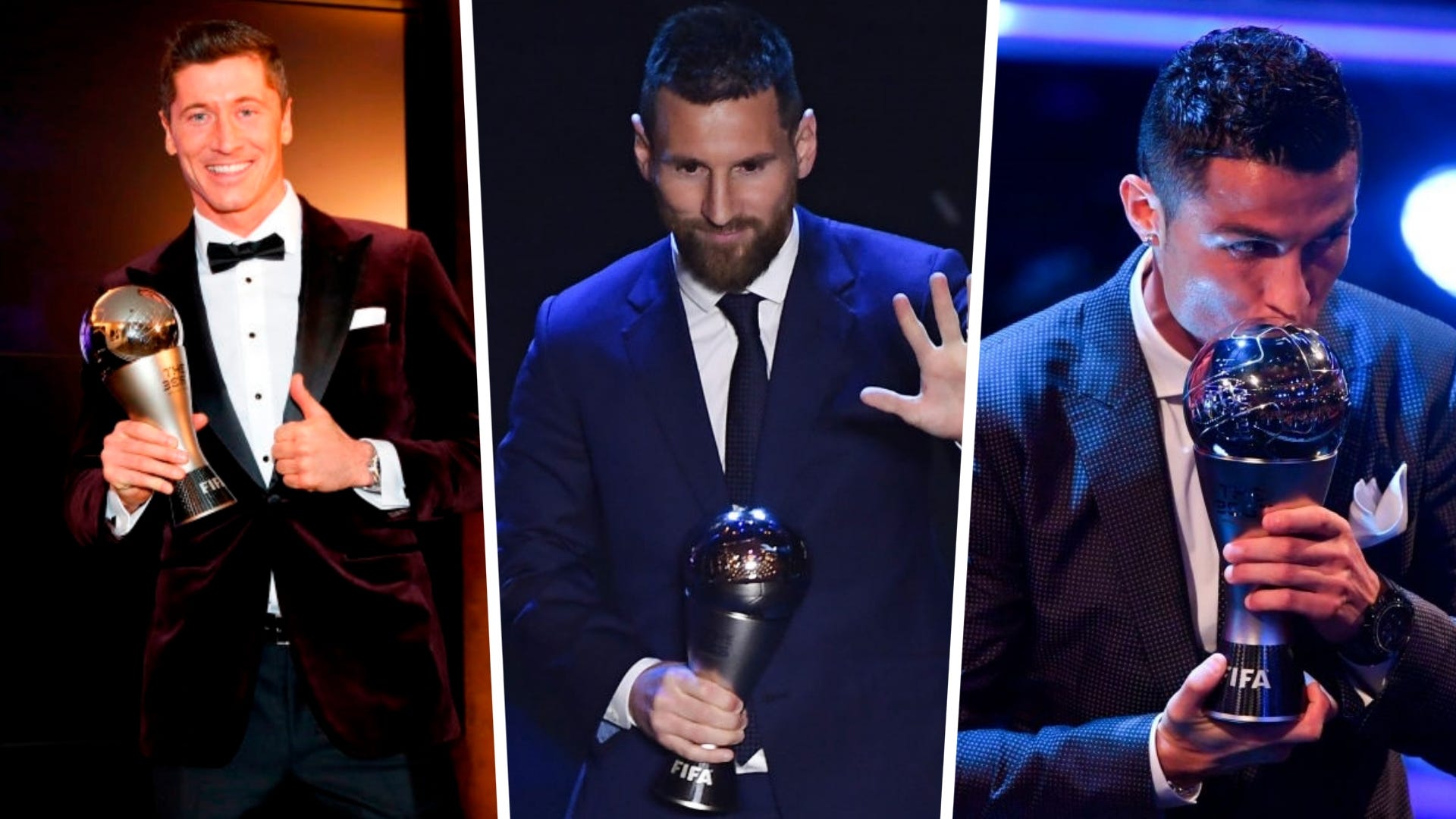 Messi, Cristiano Ronaldo, Robert Lewandoski y todos los jugadores que ganaron el premio the best