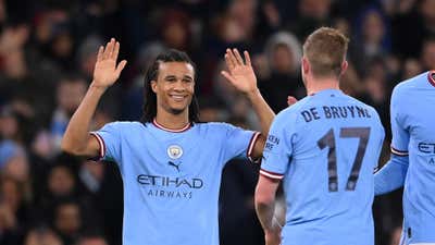 Nathan Ake Kevin De Bruyne Manchester City Liverpool League Cup 2022-23