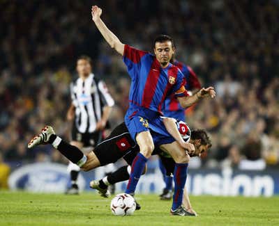 Luis Enrique Barcelona vs Juventus 2003 Champions league