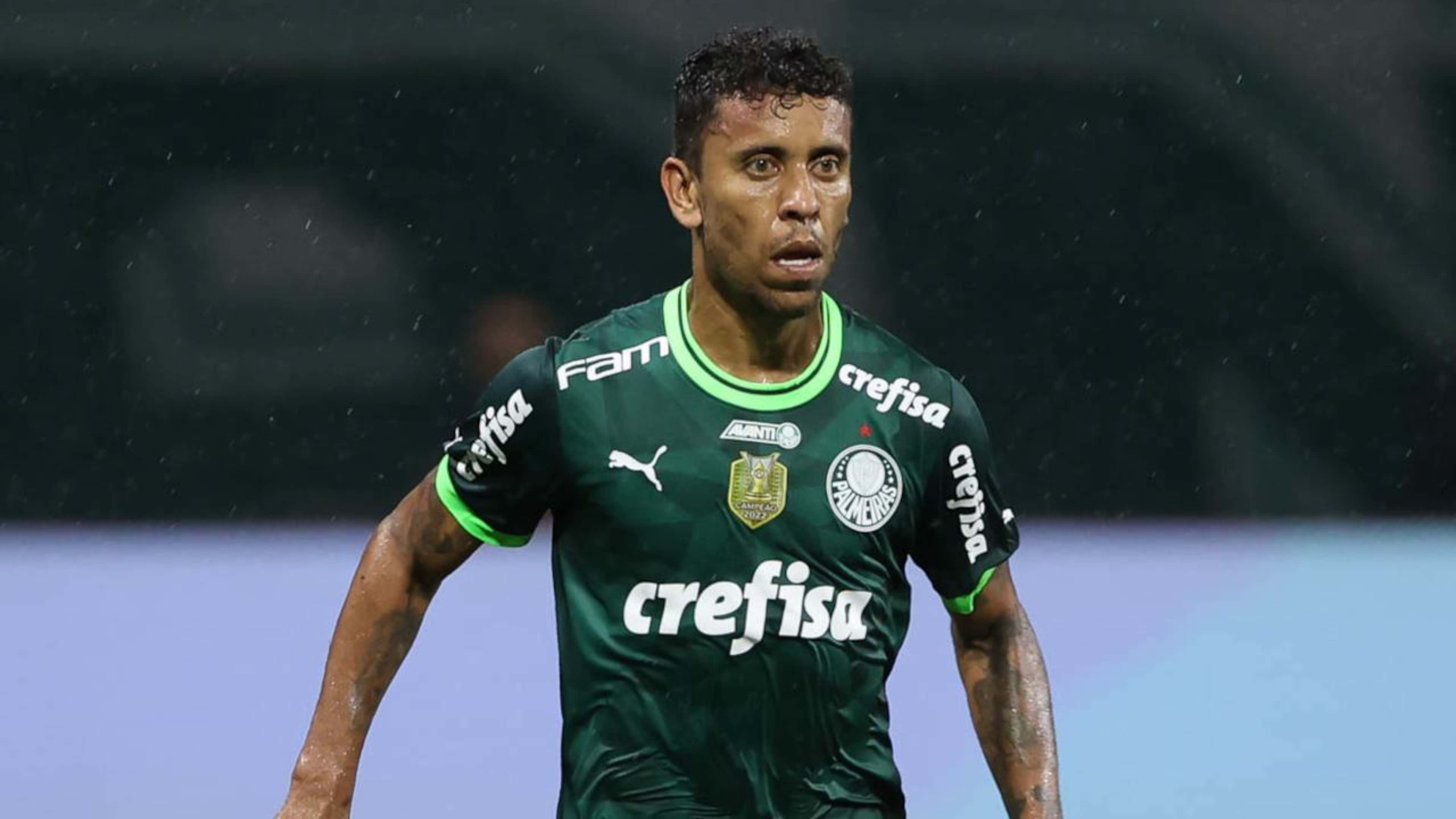 Marcos Rocha, lateral do Palmeiras, em jogo da temporada 2023