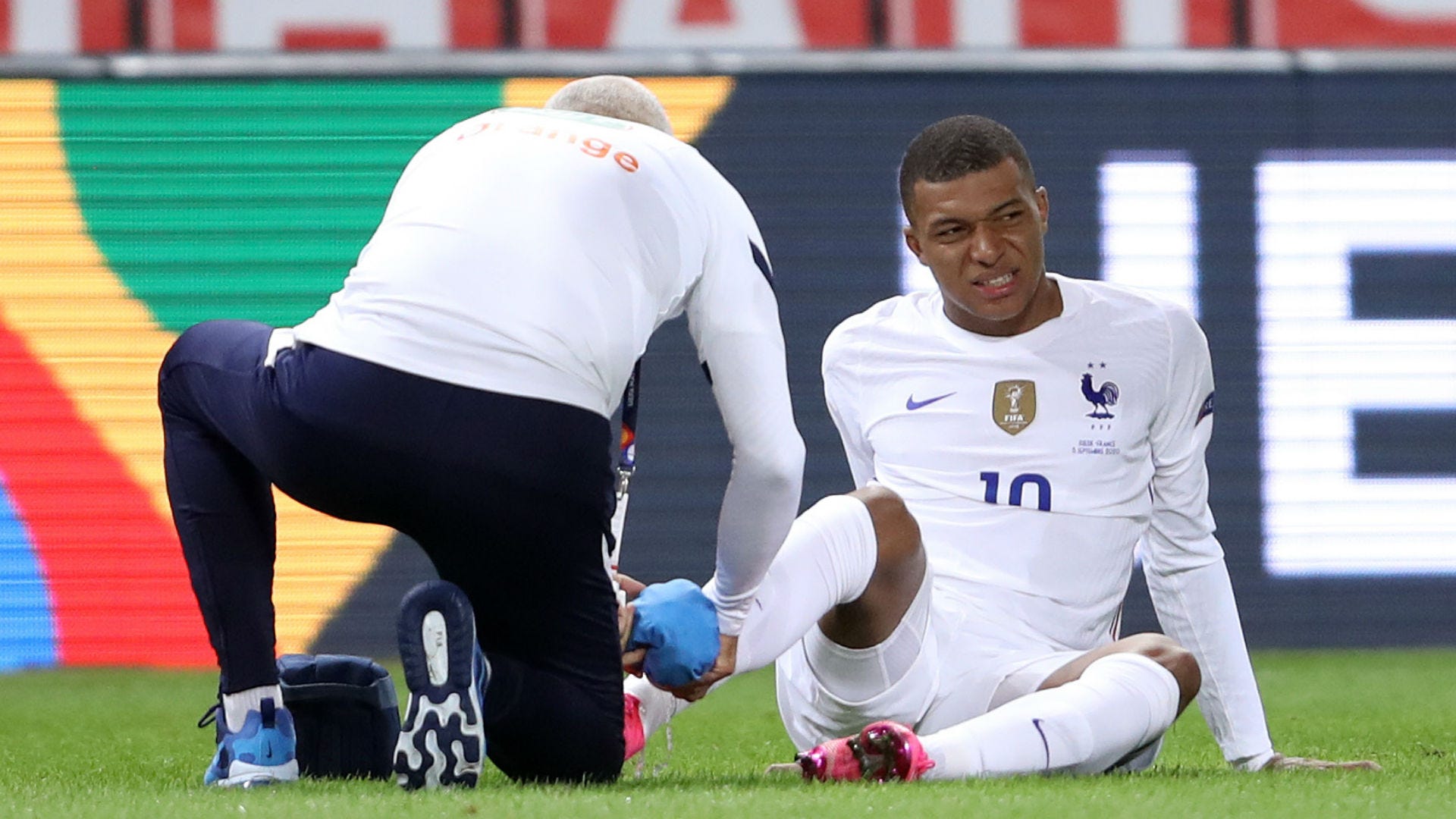 Mbappe admits ankle 'hurts a bit' after knock in France's win over