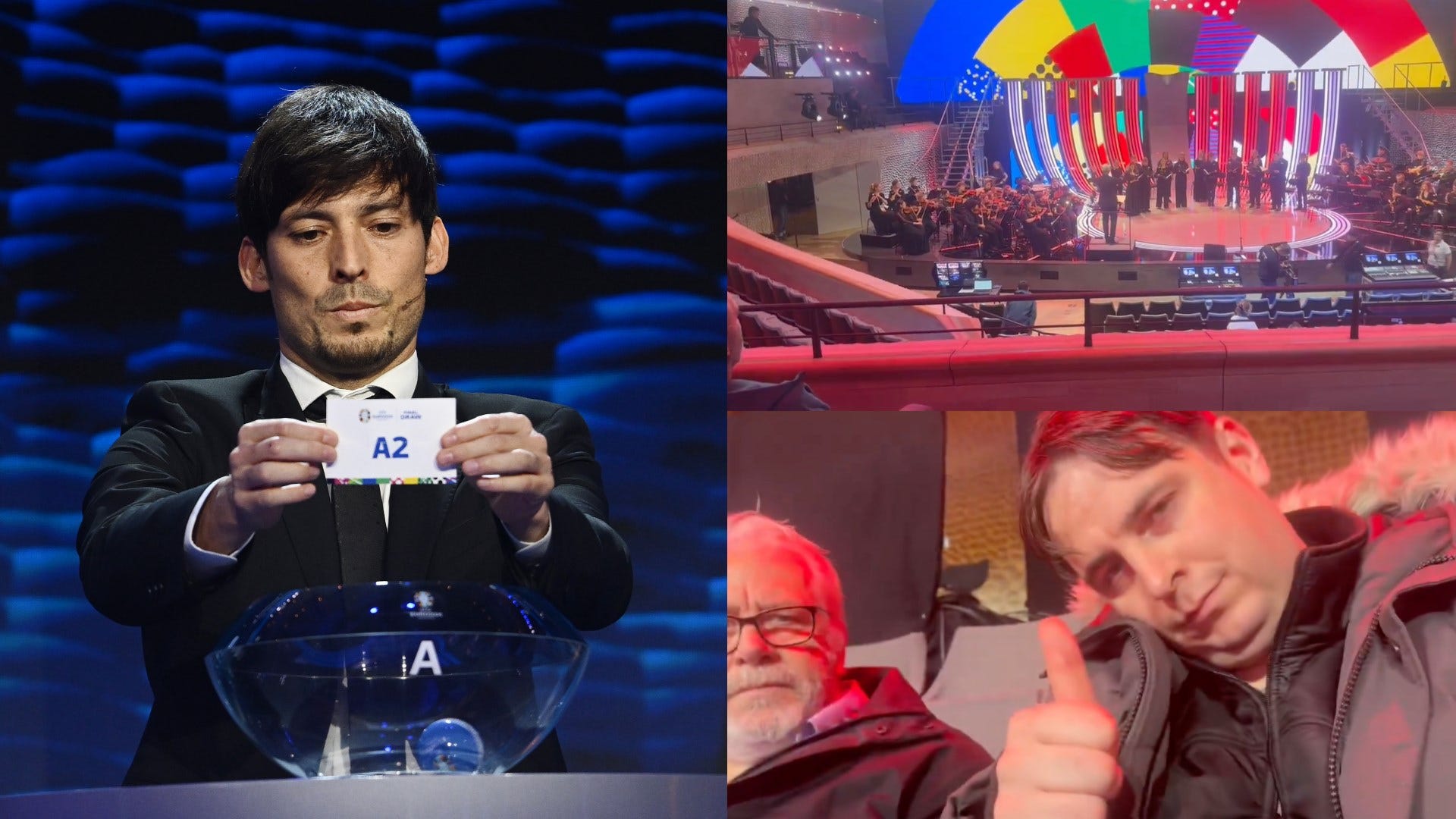 Revealed: Sex noises that caused havoc at Euro 2024 draw were carried out by comedian as he posts live videos from Germany to show exactly how he pulled off prank
