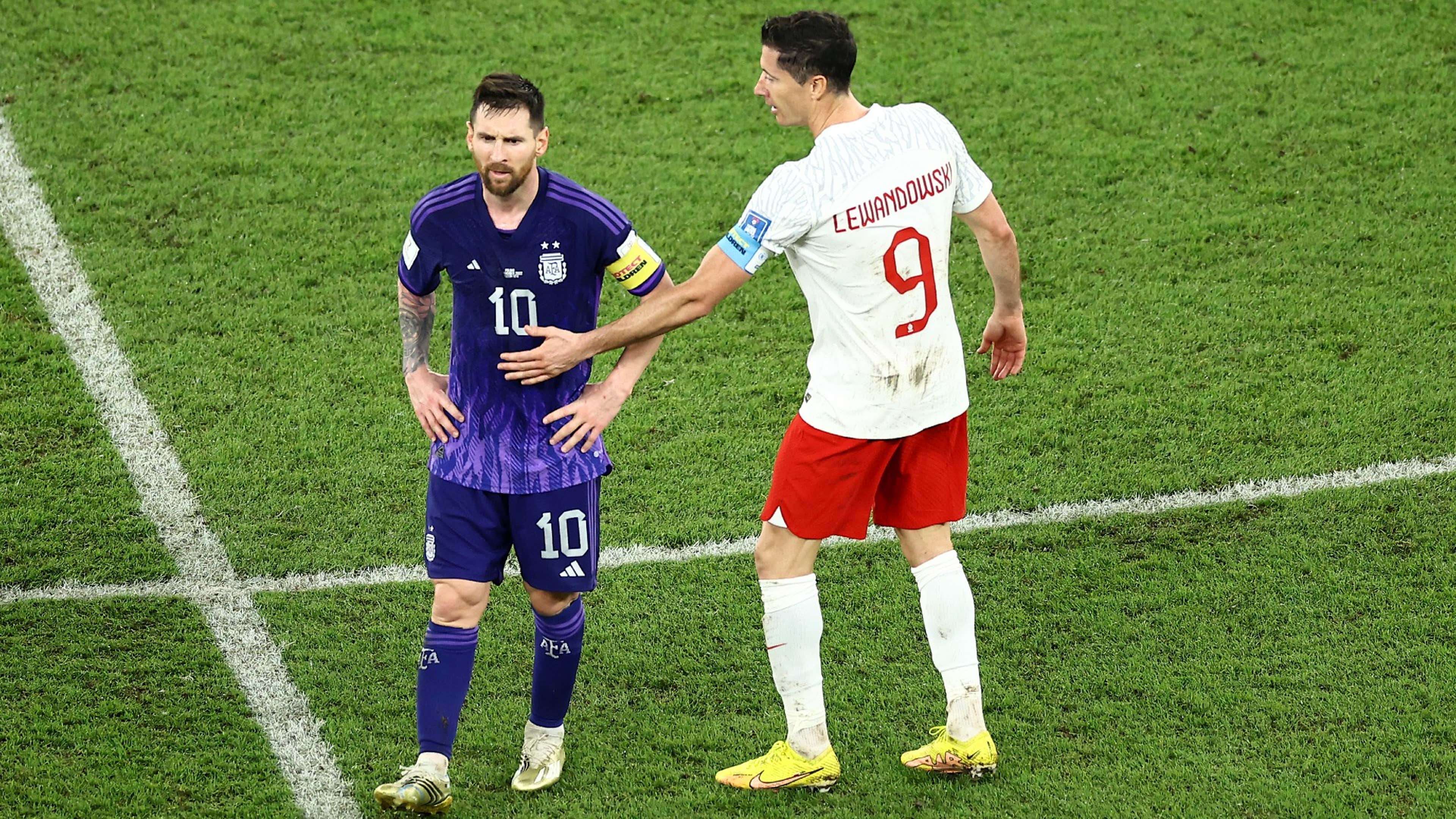 Lionel Messi Robert Lewandowski Argentina Poland 2022 World Cup