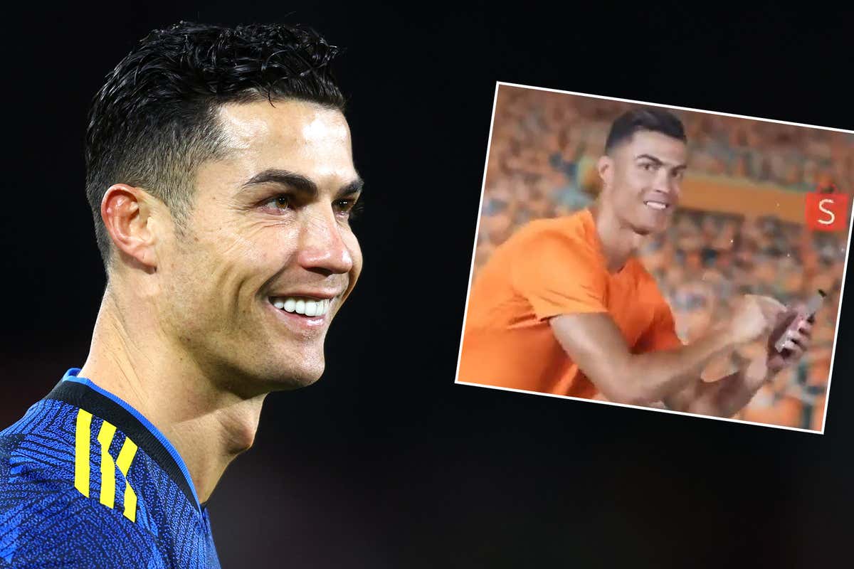 Ronaldo 'Shopee' free-kick video from 2019 goes viral as Man Utd star  scores before performing hilarious dance 