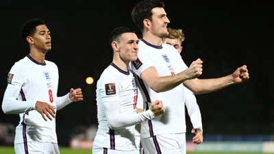 England National Team celebrating against San Marino