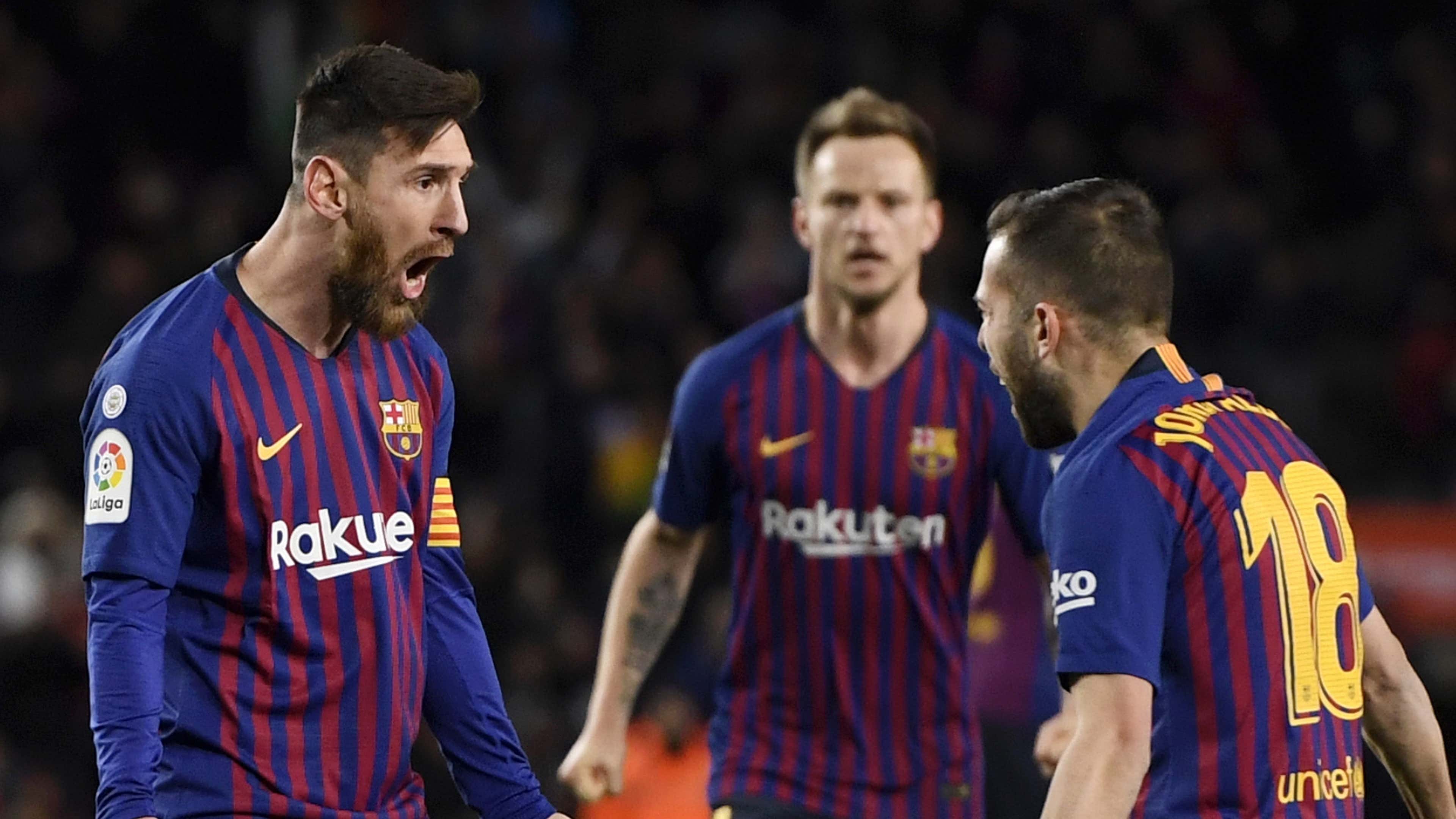 Messi, Alba, Rakitic
