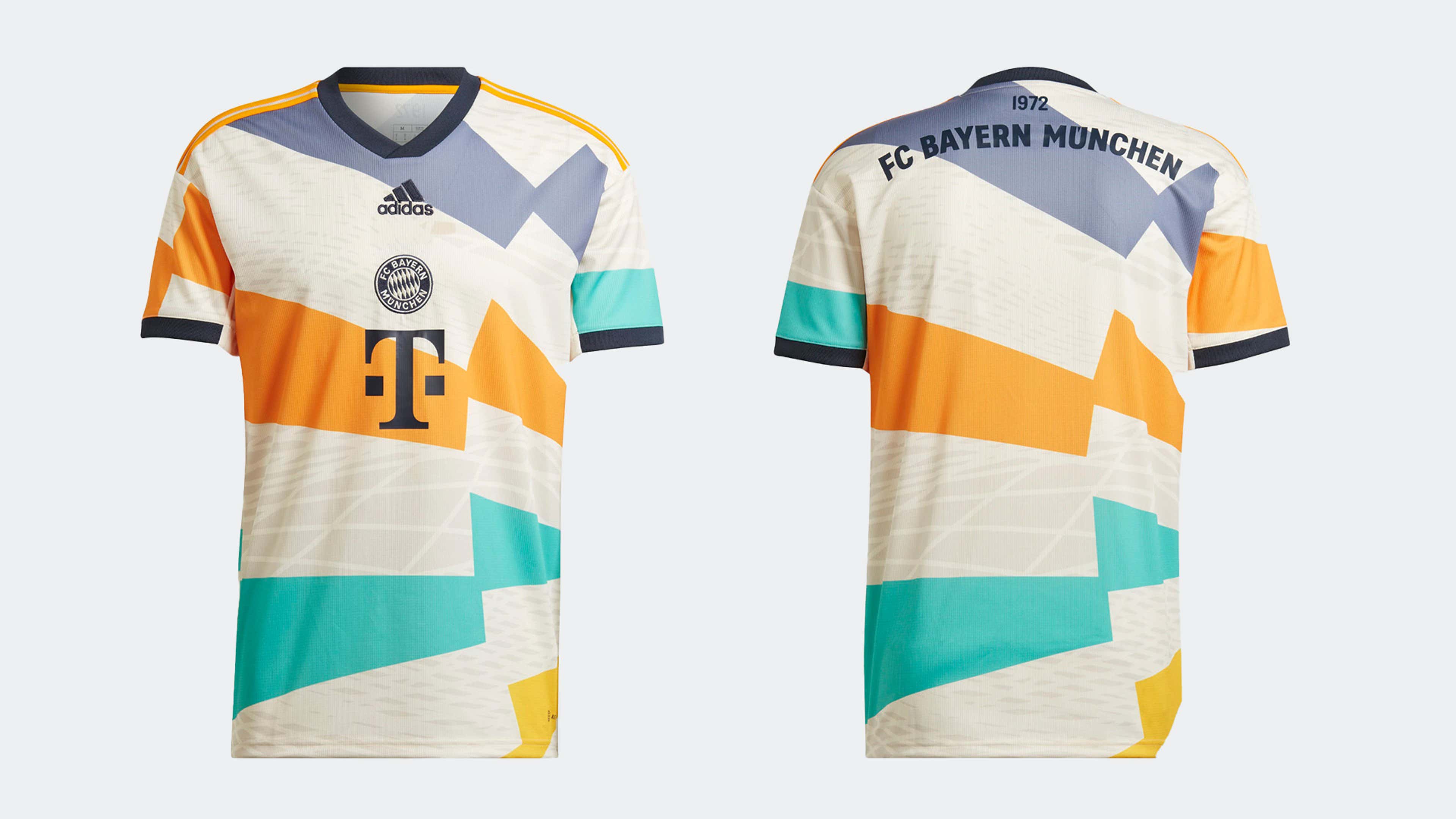 visie vruchten Ondergeschikt Bayern Munich unveil vibrant special edition shirt to mark 50 years of  Olympiastadion | Goal.com