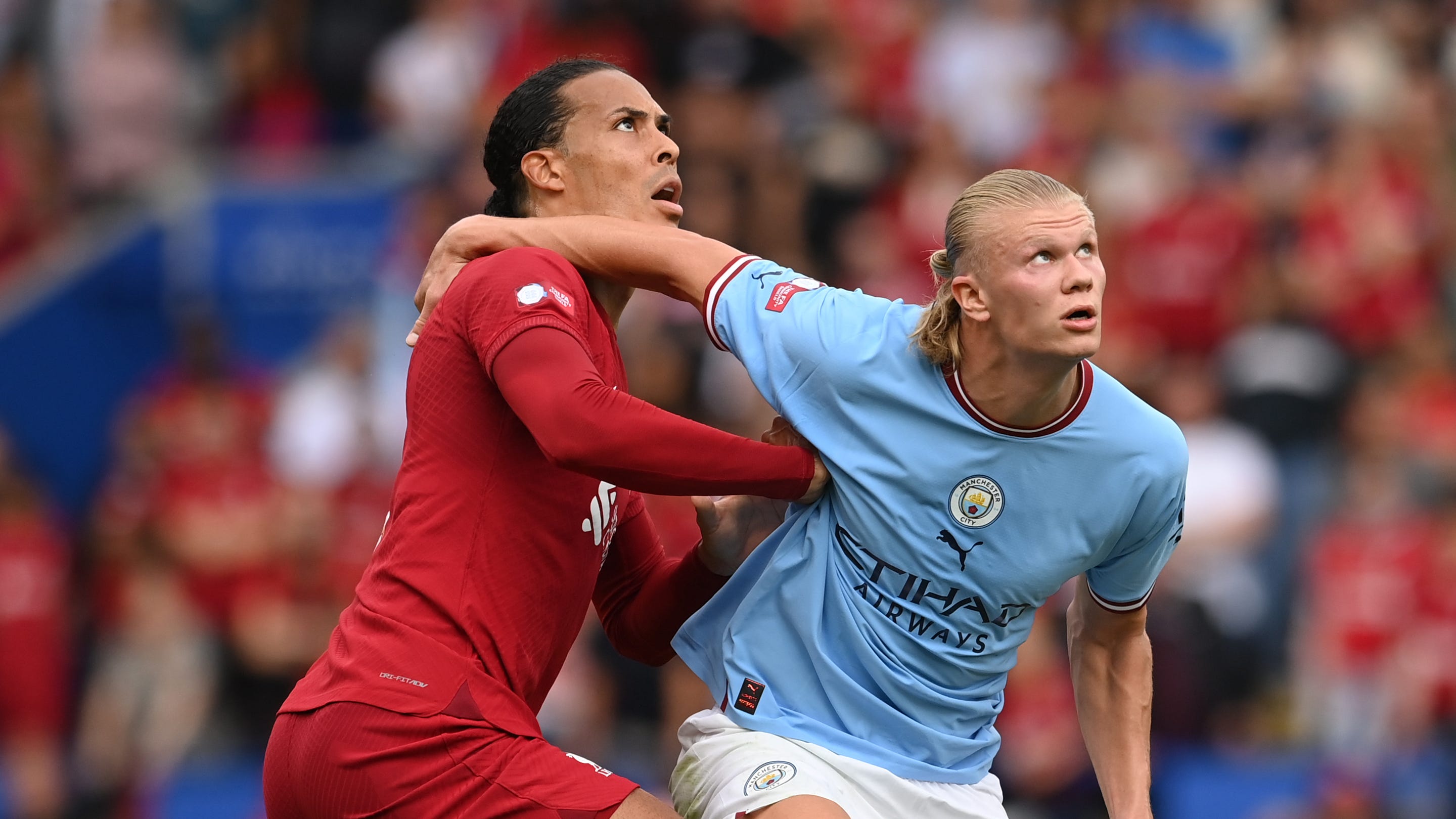 Virgil van Dijk Erling Haaland Liverpool Manchester City 2022-23