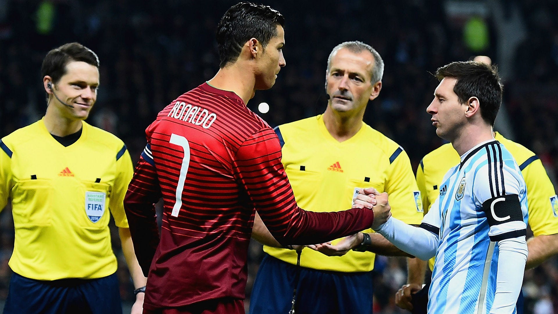 Cristiano Ronaldo Lionel Messi Portugal Argentina Friendly Match
