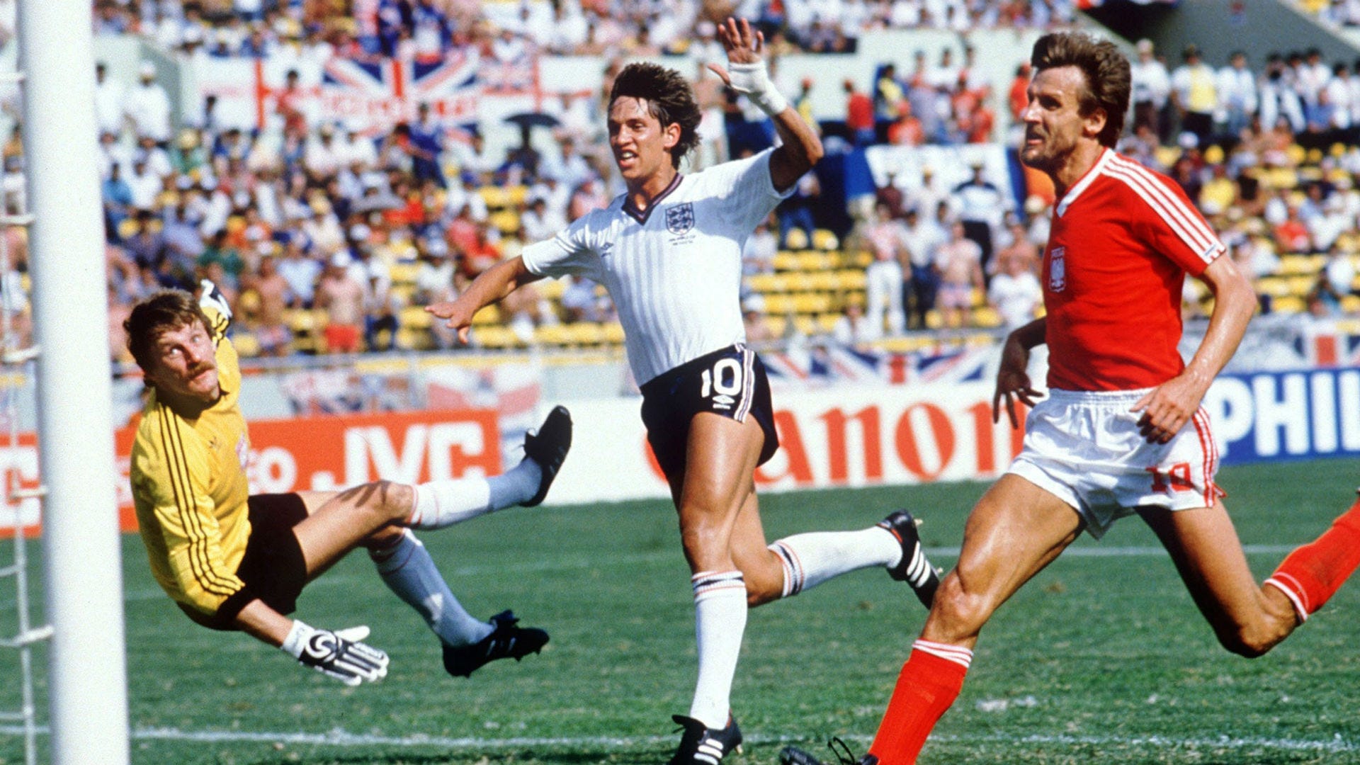 Gary Lineker England Poland 1986 World Cup