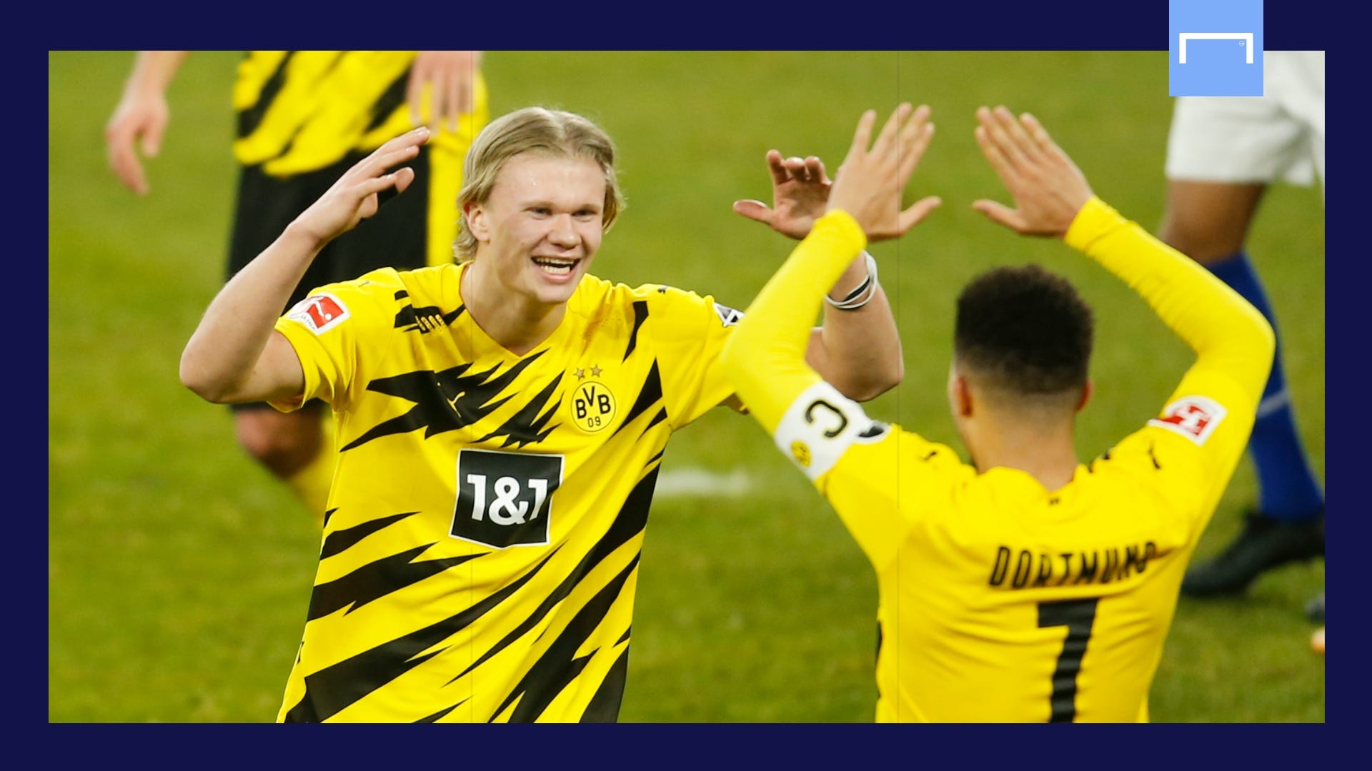Erling Haaland Jadon Sancho Borussia Dortmund GFX