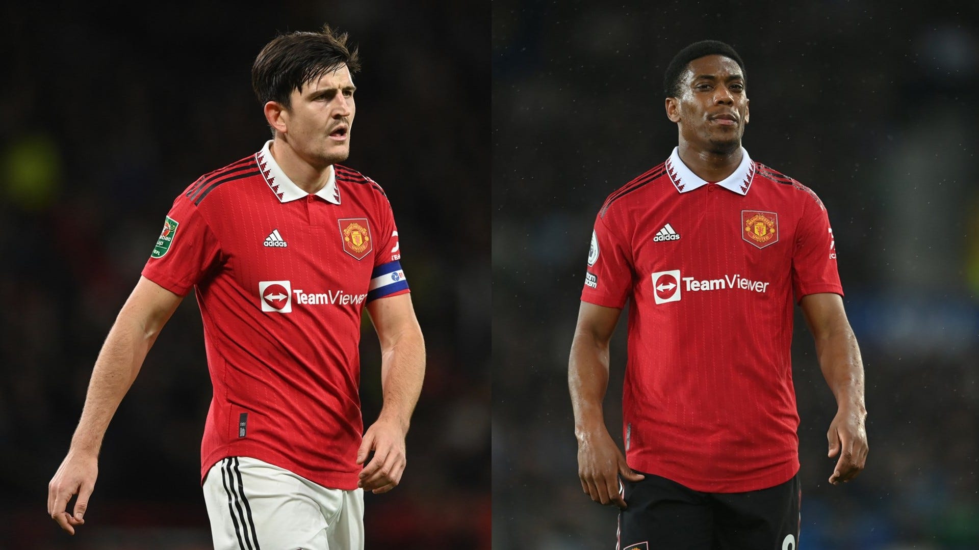 Harry Maguire Anthony Martial Manchester United