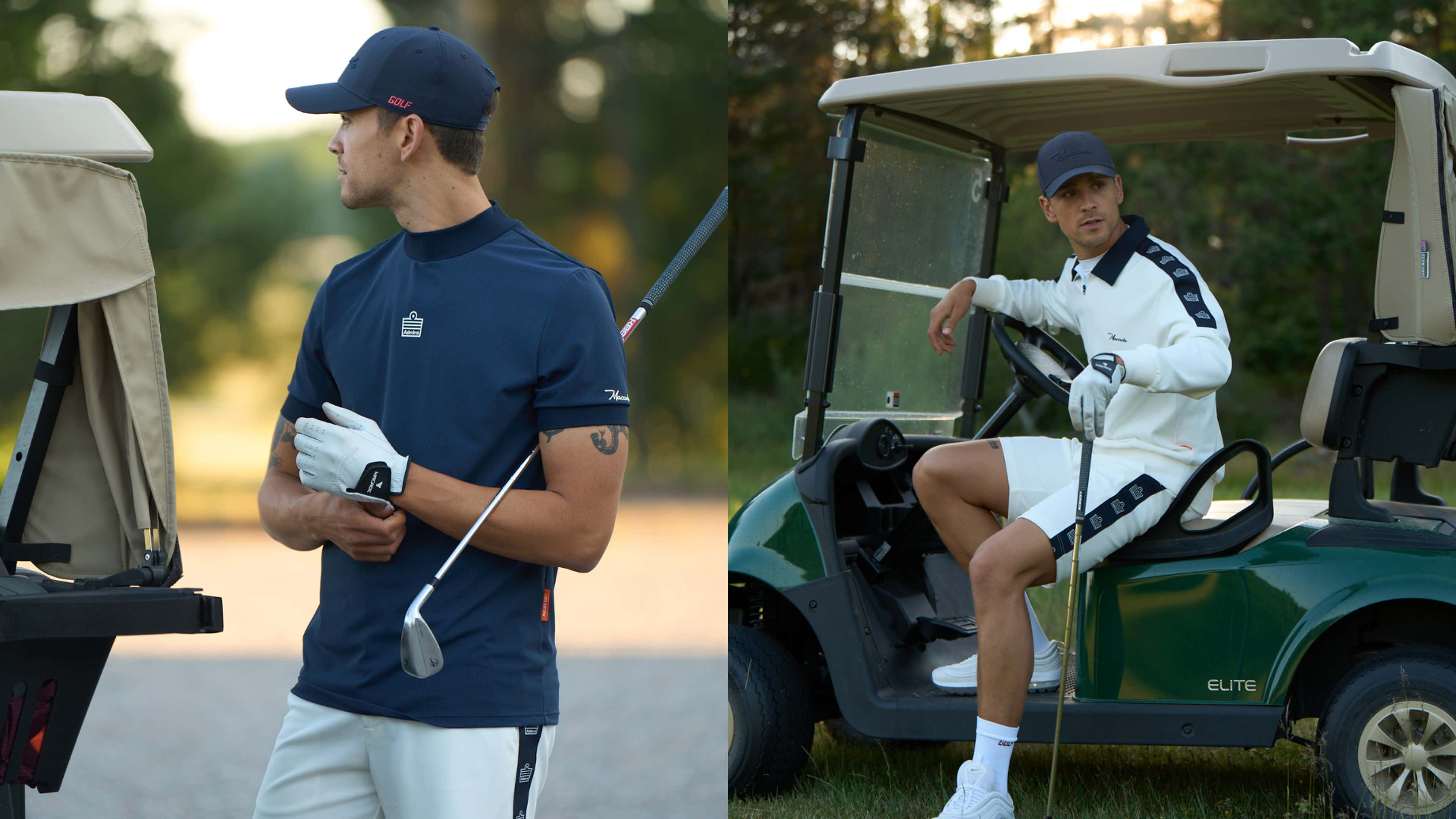 Admiral Sportswear x Macade Golf - White Zip