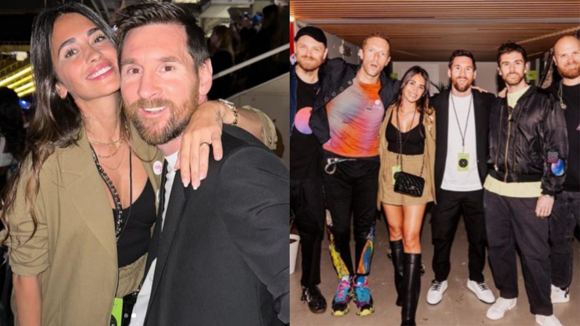 Lionel Messi & Antonela Roccuzzo enjoy 'magical night' seeing Coldplay as PSG star skips awards ceremony for sell-out concert