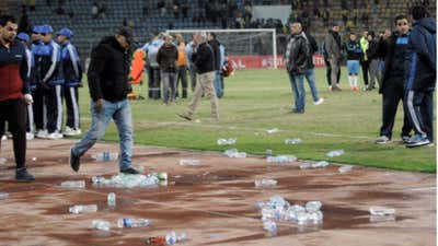 Crowd trouble in Caf CL game between Ismaily and Club Africain