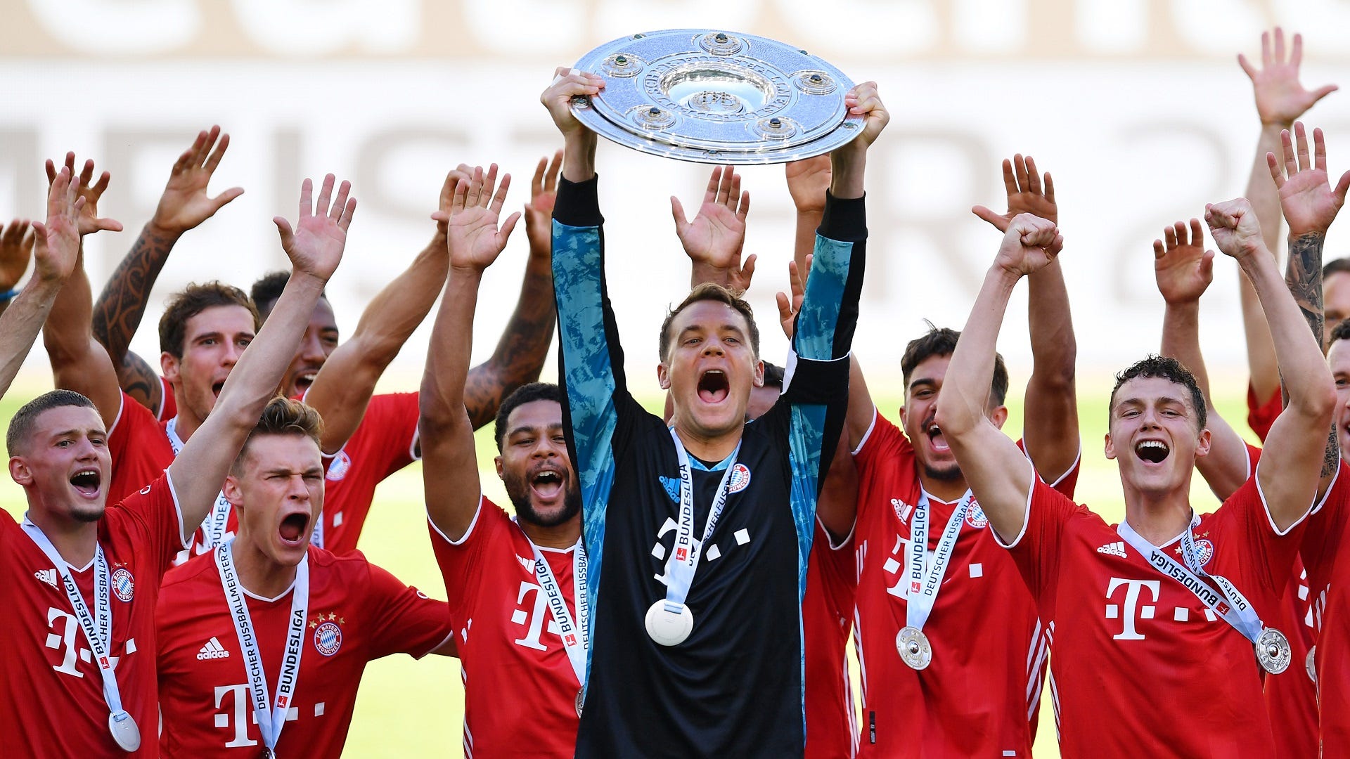 Bayern Munich Bundesliga trophy 2019-20