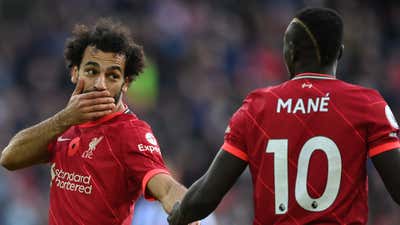 Mohamed Salah Sadio Mane Liverpool Premier League 2021-22