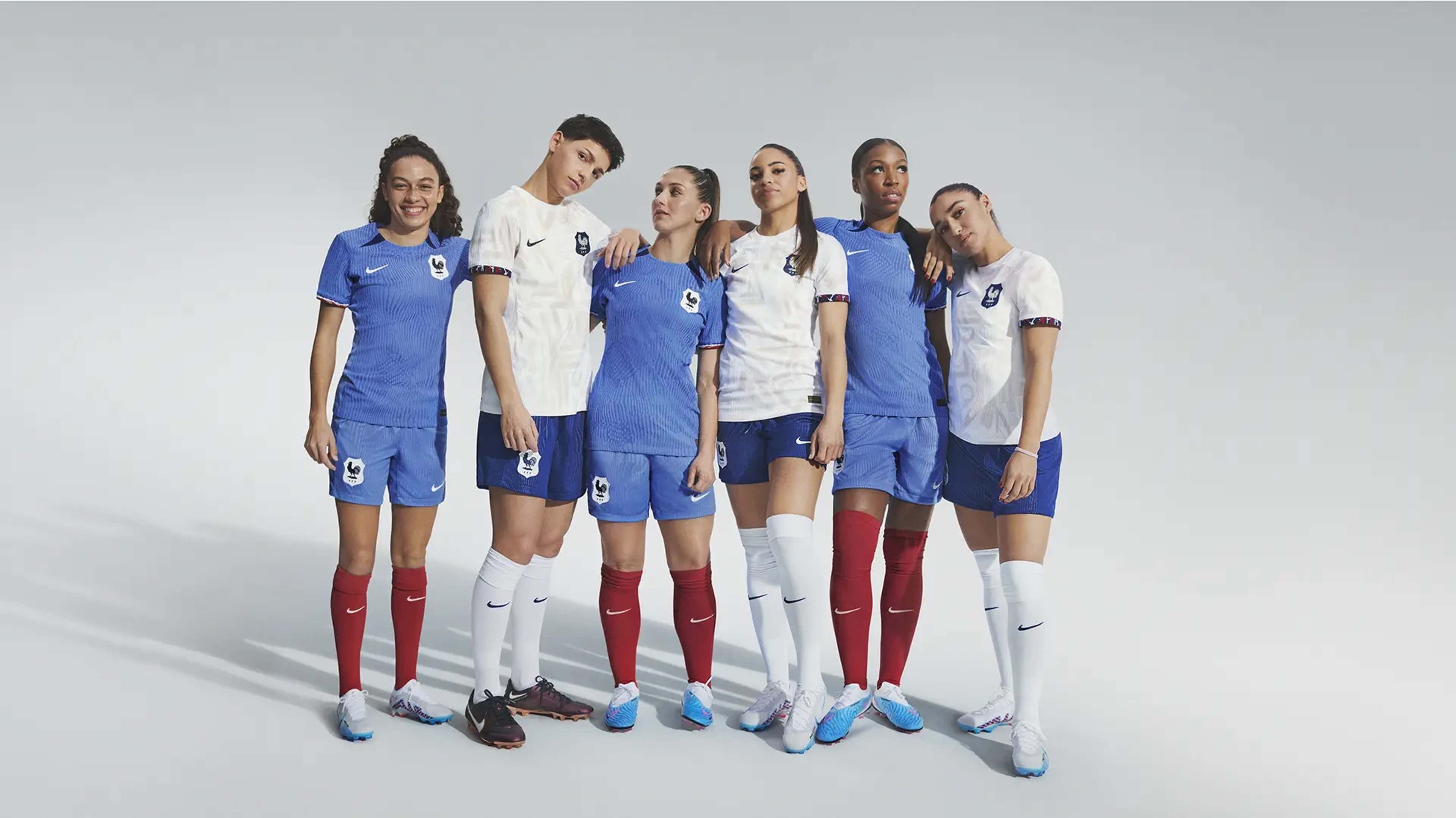 L'Équipe de France féminine dévoile ses maillots pour l'Euro 2022