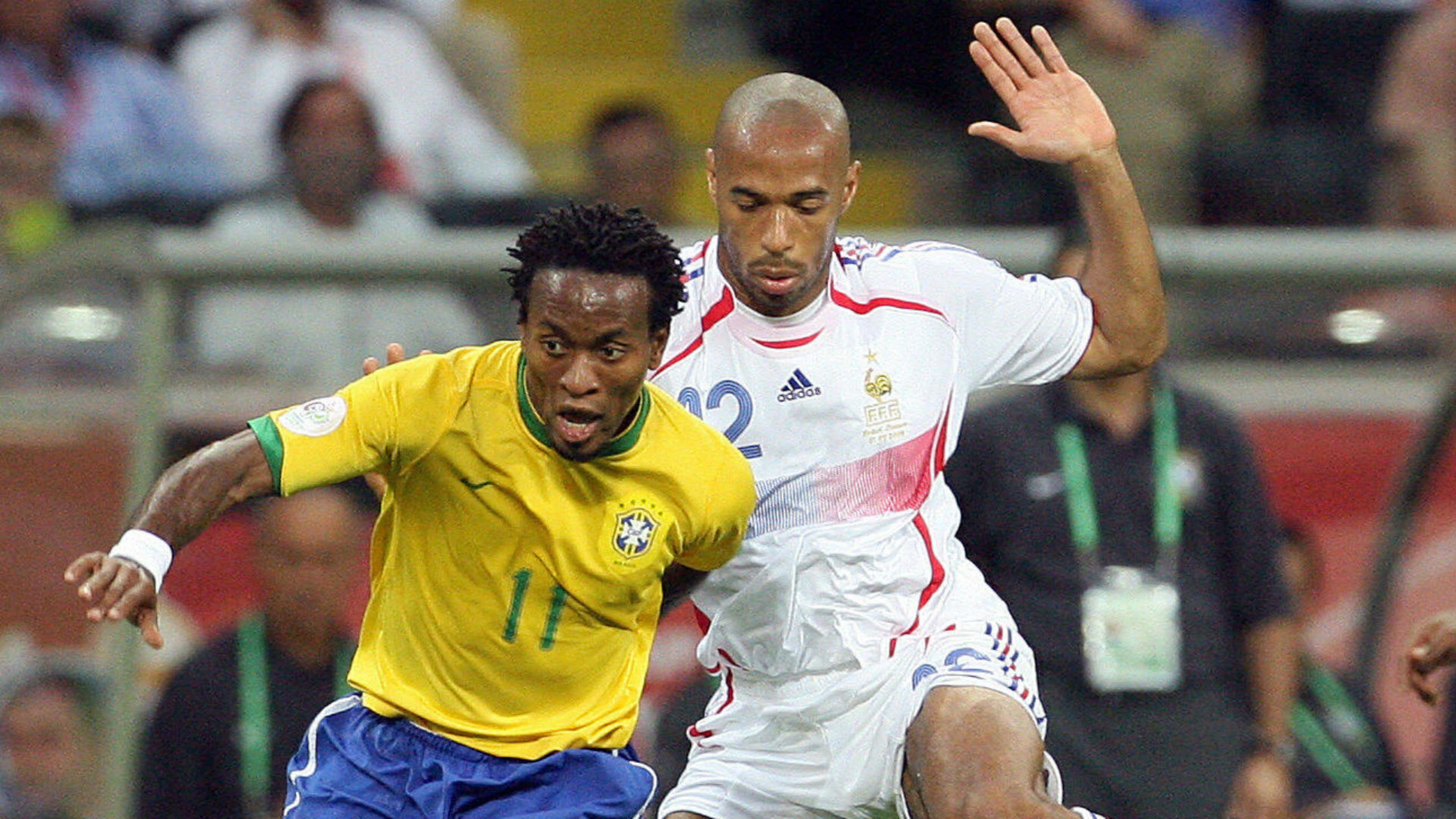 Ze Roberto Brasilien Brazil Thierry Henry Frankreich France WC World Cup WM 2006