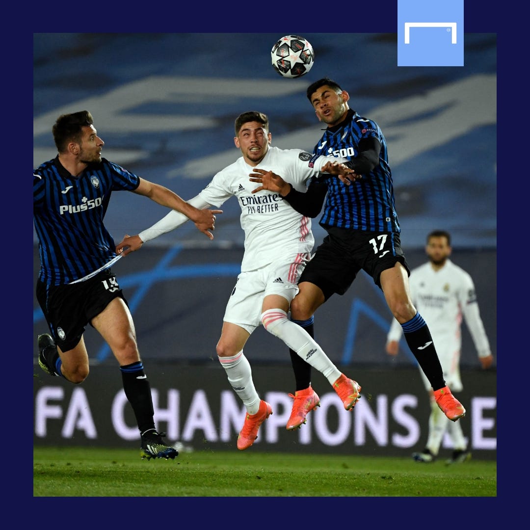 Cristian Romero Atalanta Real Madrid Champions League GFX