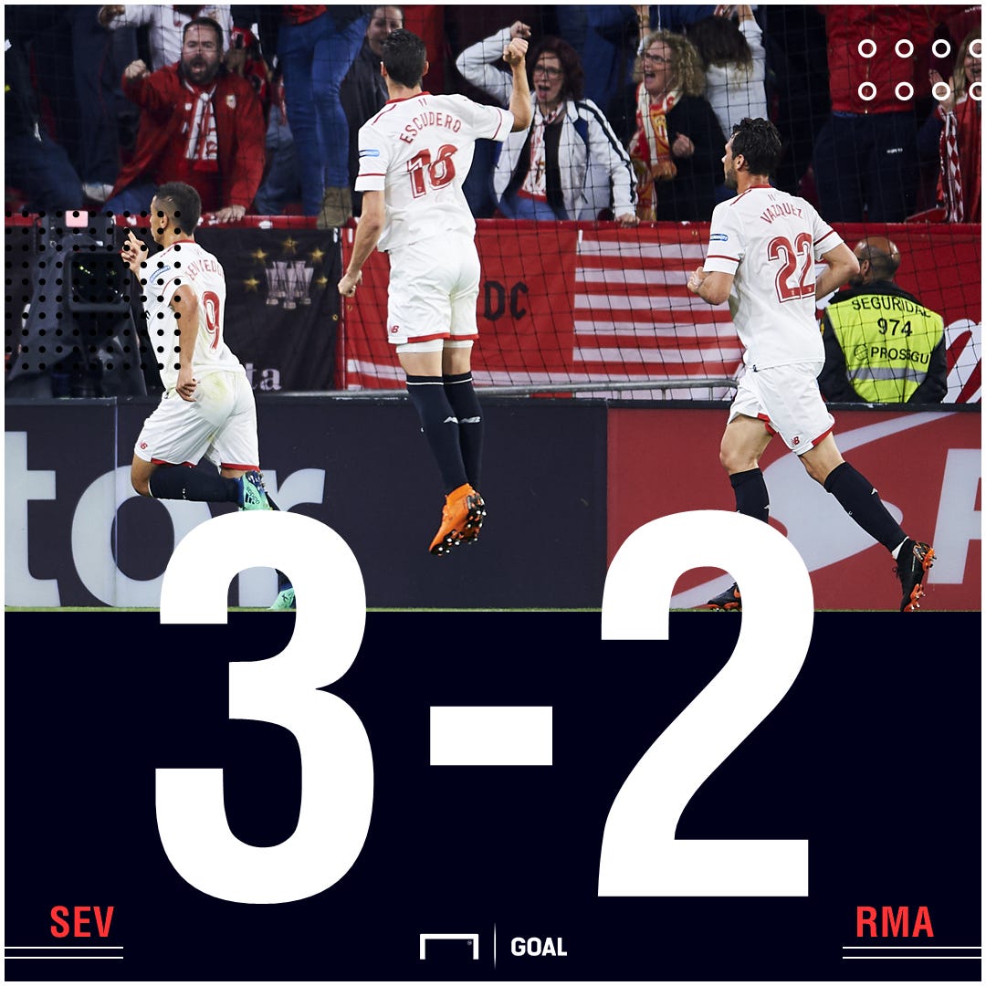 Sevilla Real Madrid score