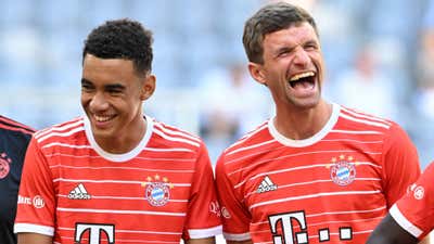Jamal Musiala Thomas Muller Bayern Munich 2022-23
