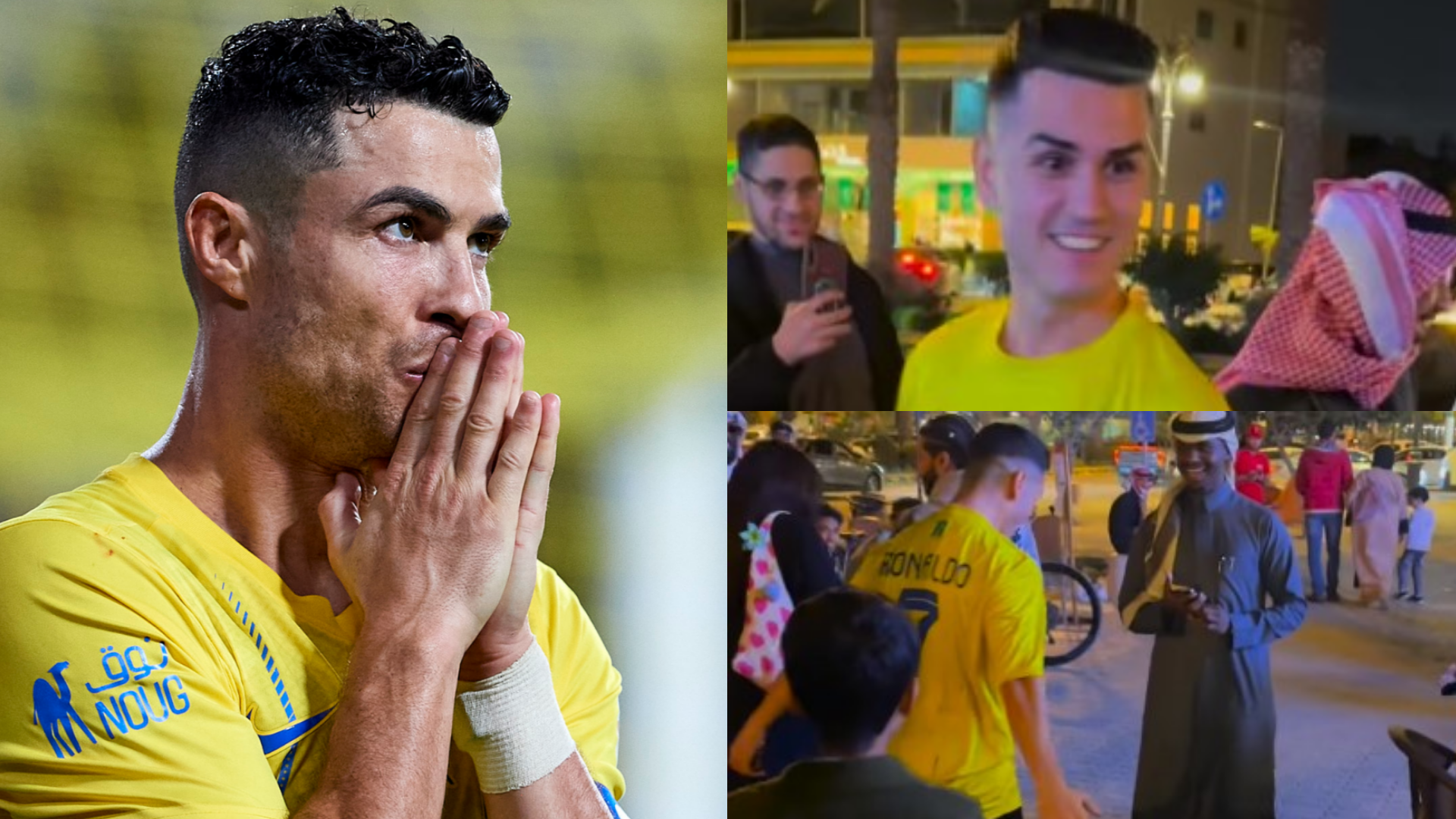 VIDEO: Is that him? Cristiano Ronaldo lookalike turns heads in Riyadh – with doppelganger breaking out ‘Siuuu’ goal celebration | Goal.com Cameroon