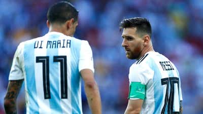 Angel Di Maria, Lionel Messi, Argentina
