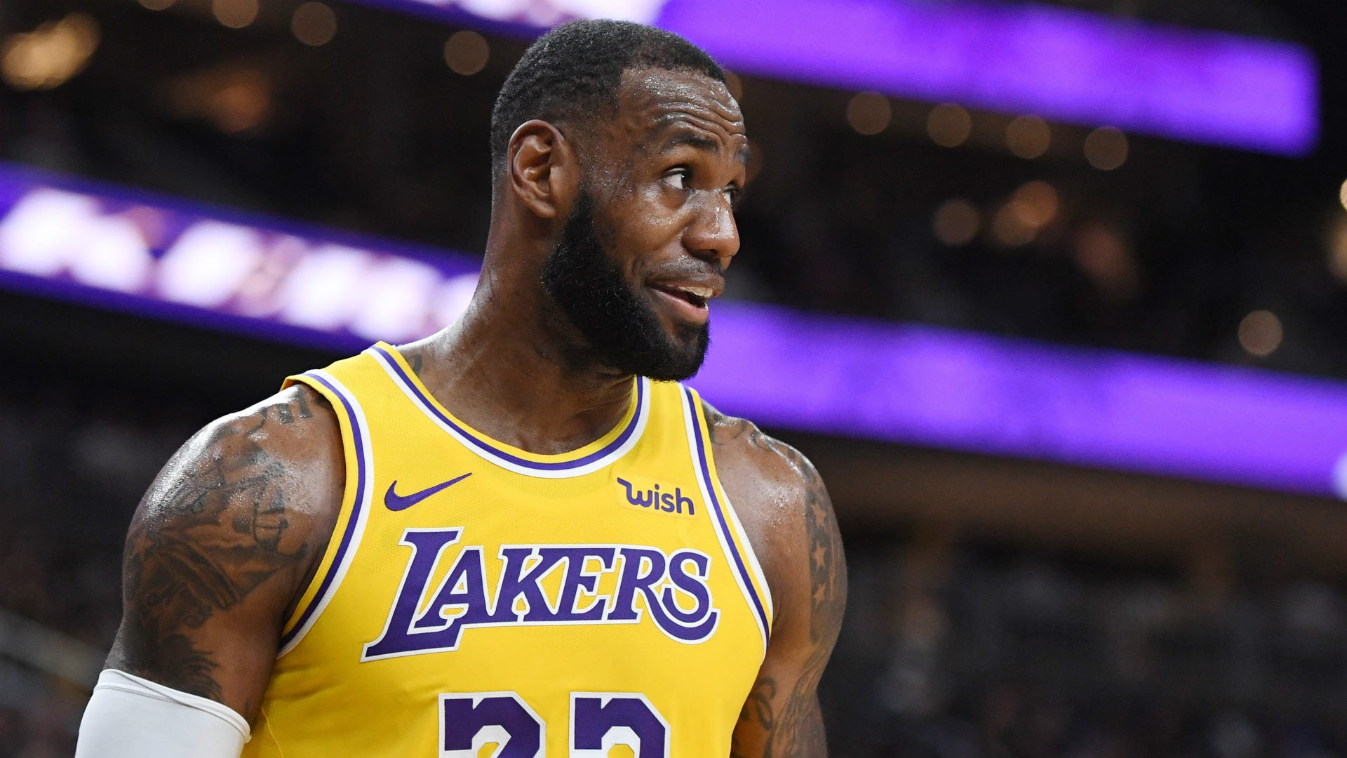 Debüt von LeBron James bei den L.A