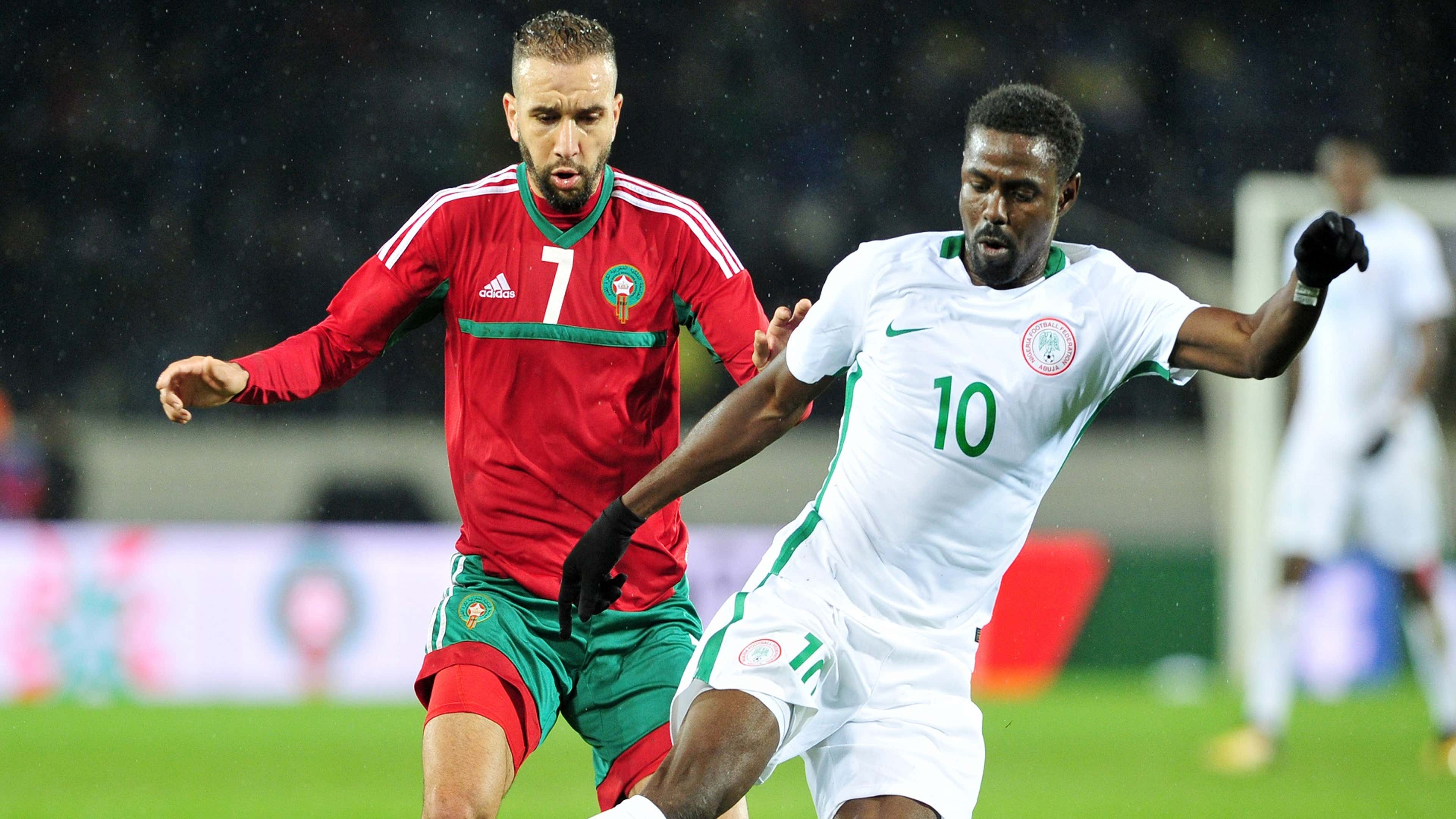 Rabiu Ali Nigeria Zakaria Hadraf Morocco 2018 CHAN