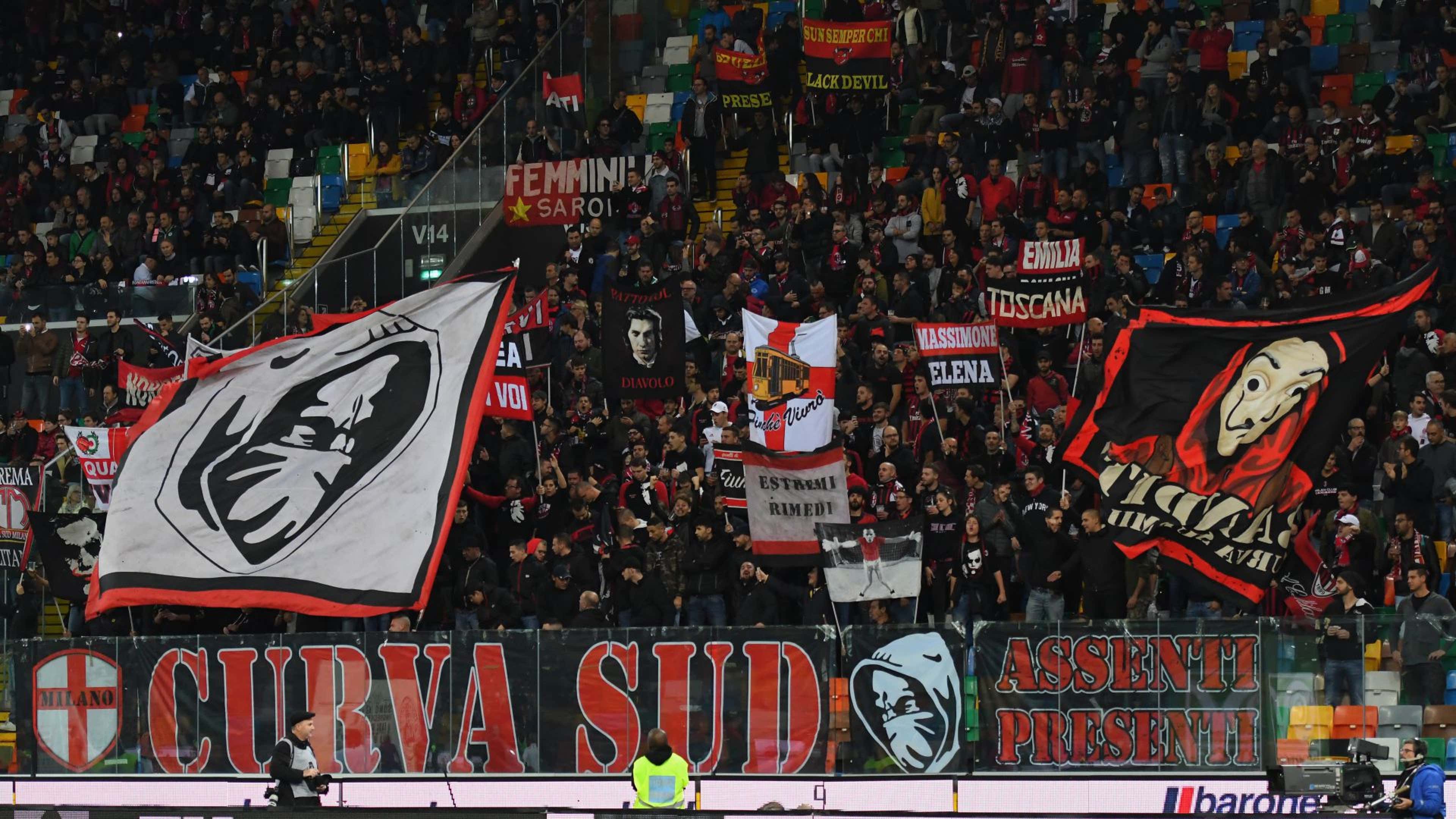 Milan fans