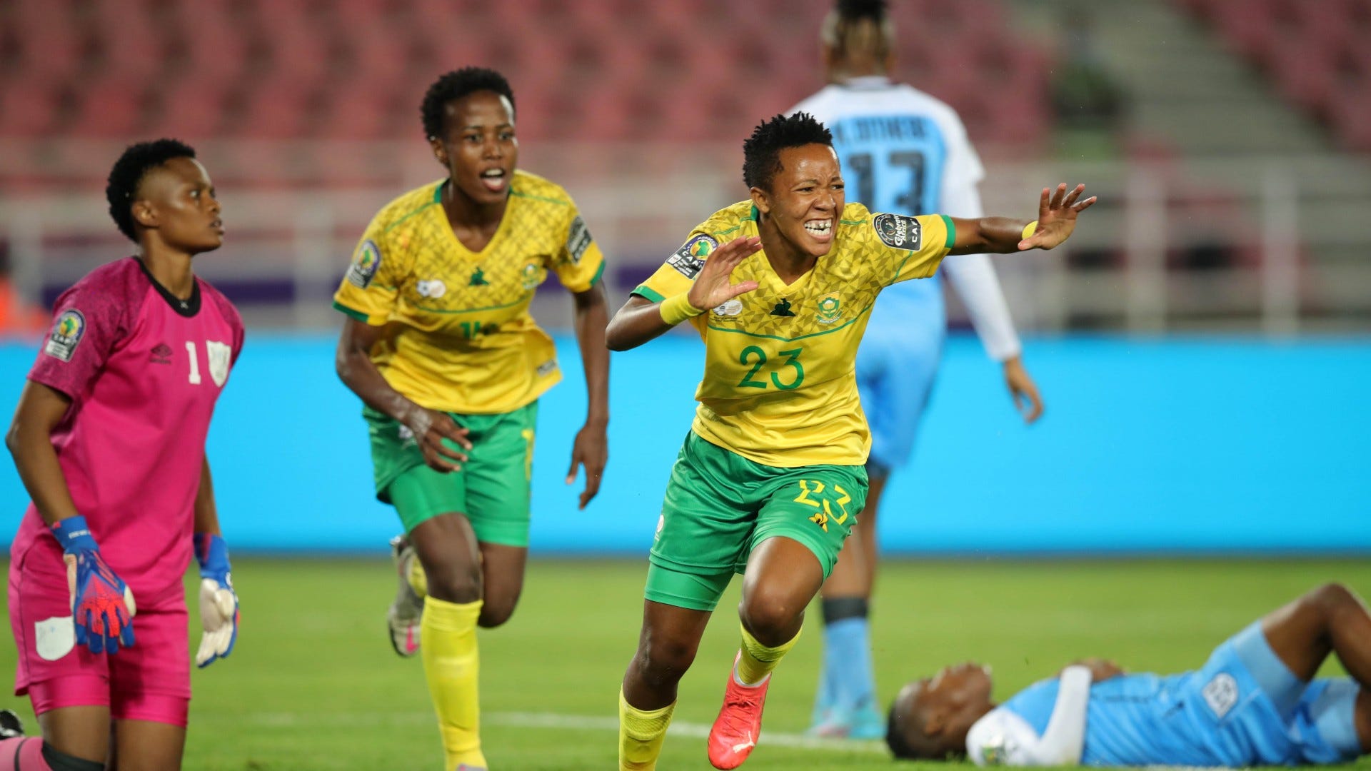 Nthabiseng Ronisha Majiya of South Africa against Botswana, July 2022