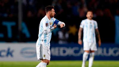 Lionel Messi Argentina Uruguay Eliminatorias Sudamericanas 121121