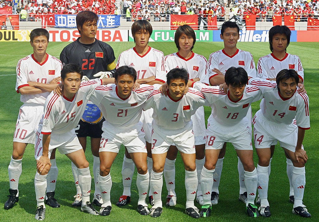 China, Copa do Mundo, 2002