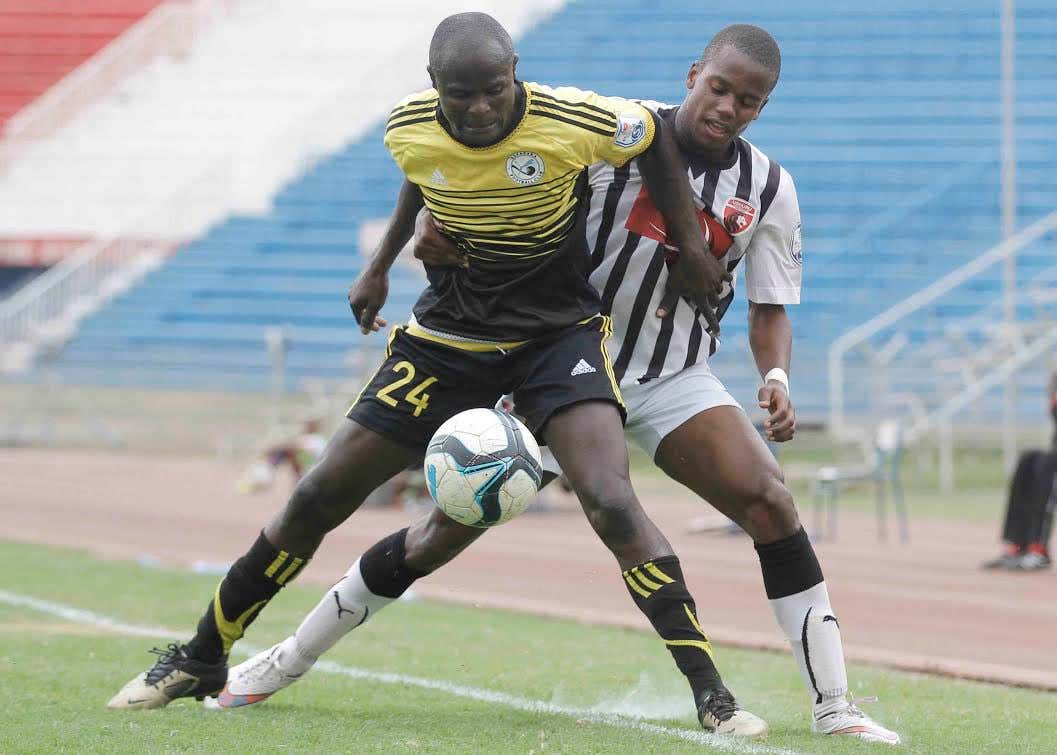 Sofapaka midfielder Noah Abich v Ushuru FC