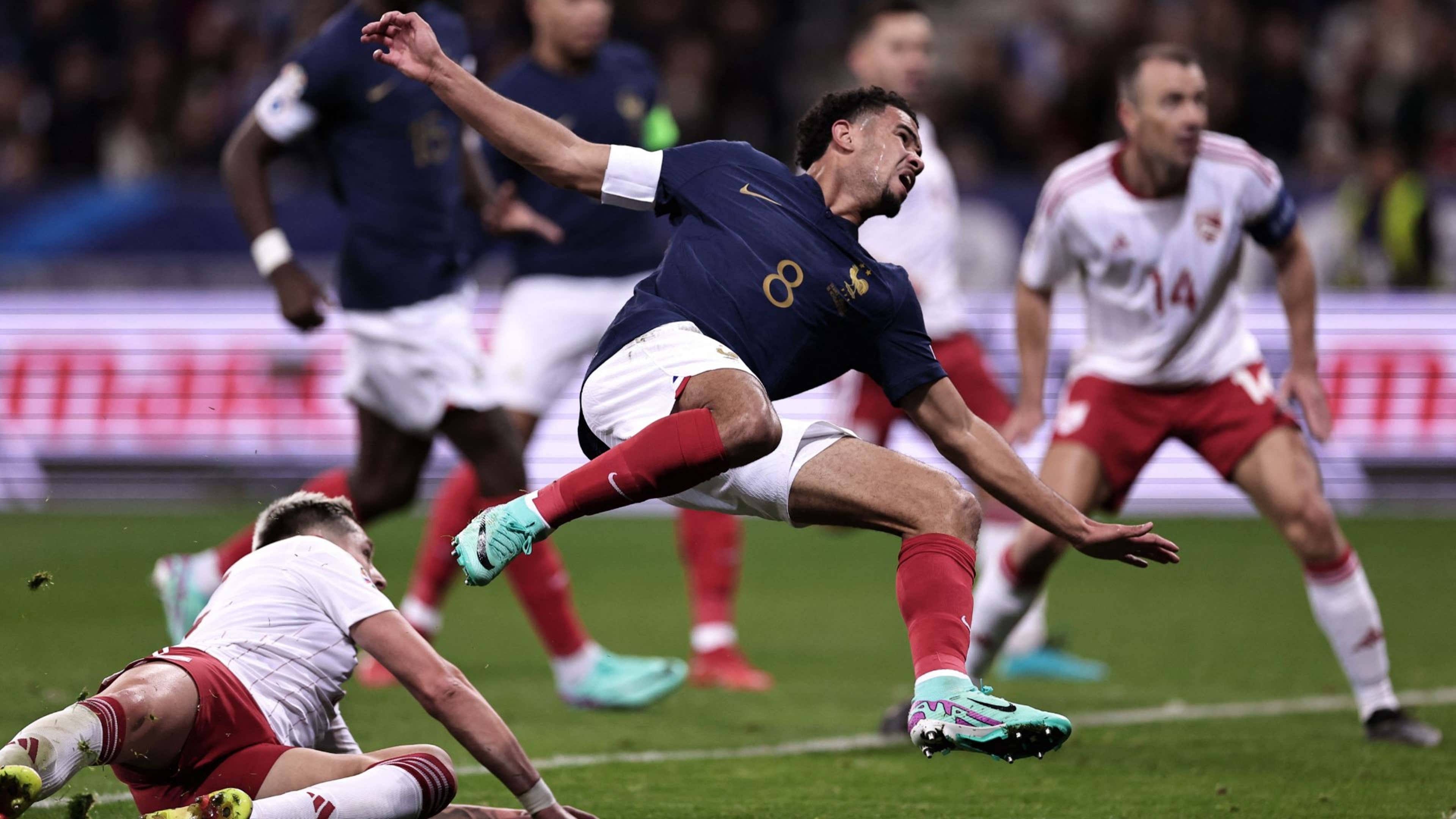 Warren Zaire-Emery scores 16 minutes into France debut to become youngest  goalscorer in over a century - but PSG man is forced off after horror  challenge by Gibraltar defender | Goal.com UK