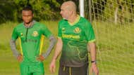 Yanga SC new coach Nasreddine Nabi in session.