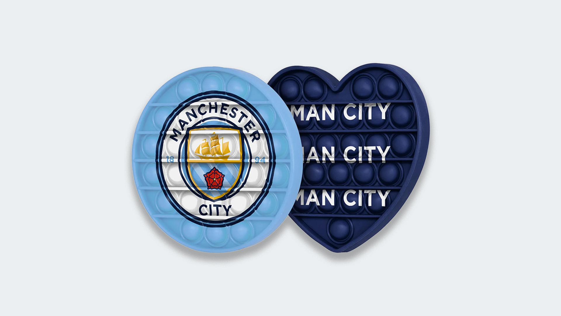 Big Crest Circular Sticker Manchester Man City Gifts 