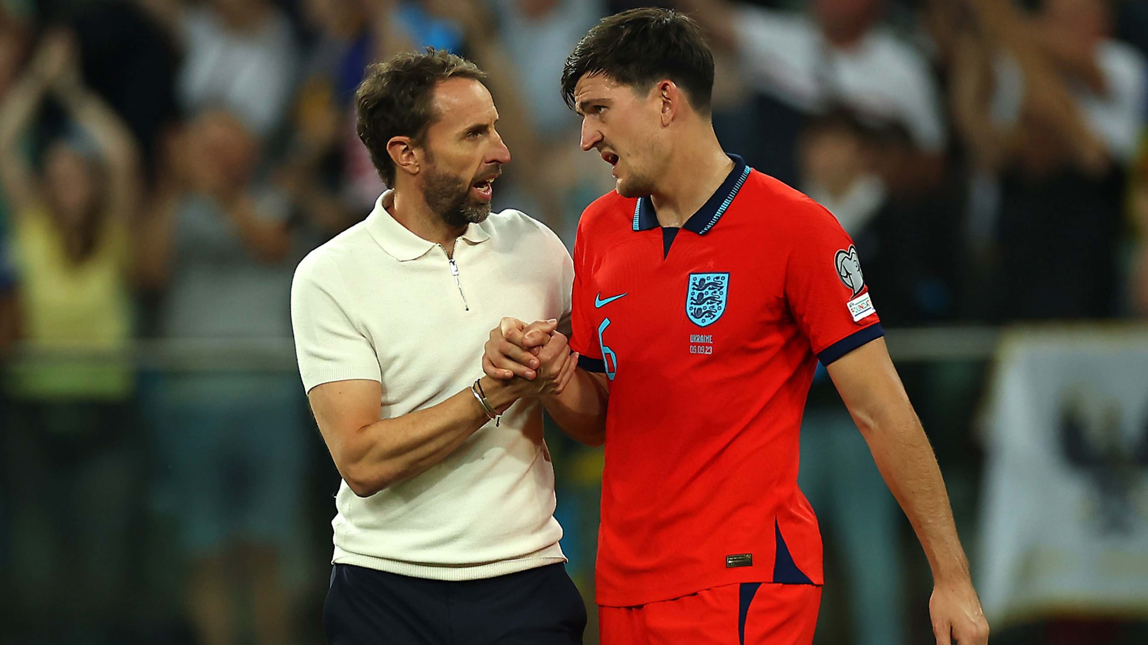 Maguire-Southgate-England