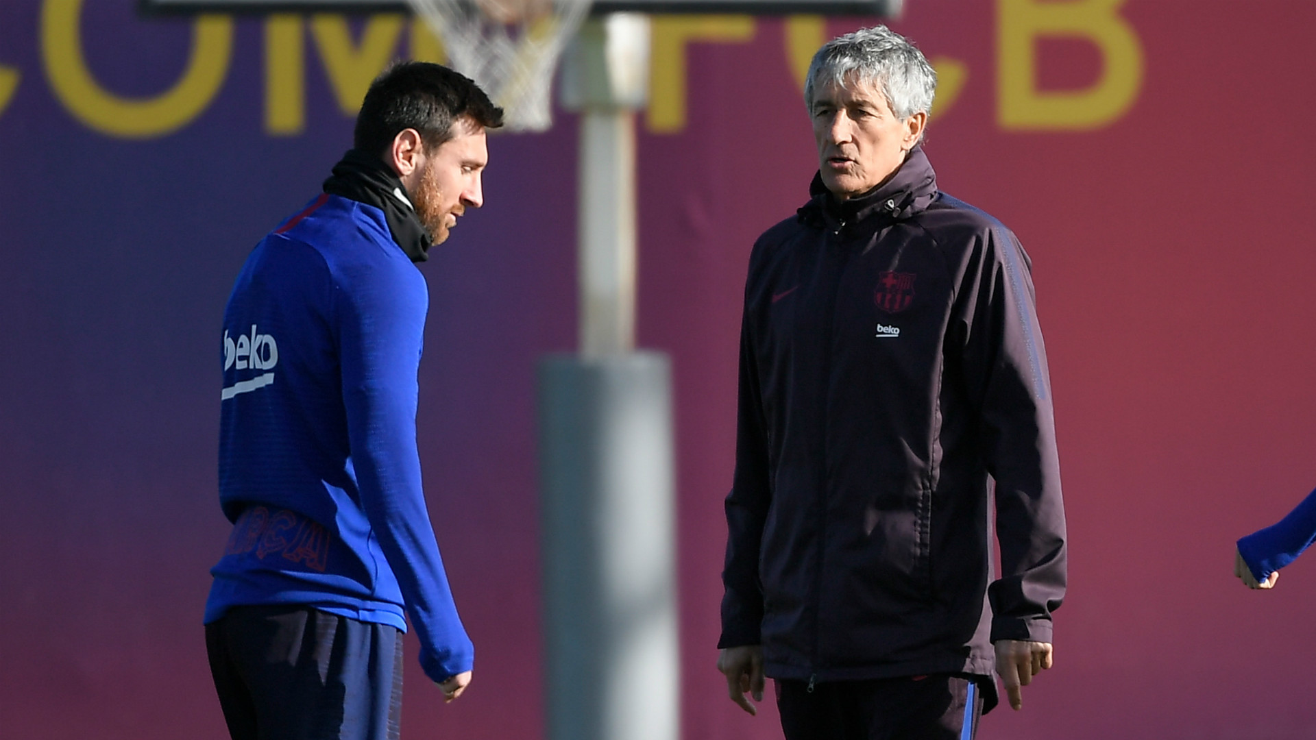Setién: "No voy a especular con el futuro de Messi en el Barcelona, yo lo veo bien" | Goal.com Espana