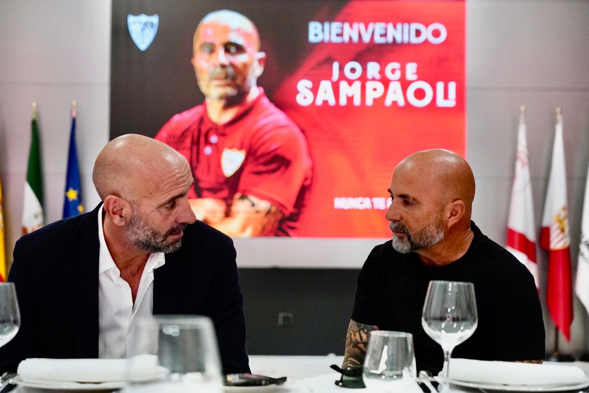 Conferenza stampa di Monchi e Pepe Castro al Sampaoli di Siviglia Diretta: video, dove vedere in tv, live e online