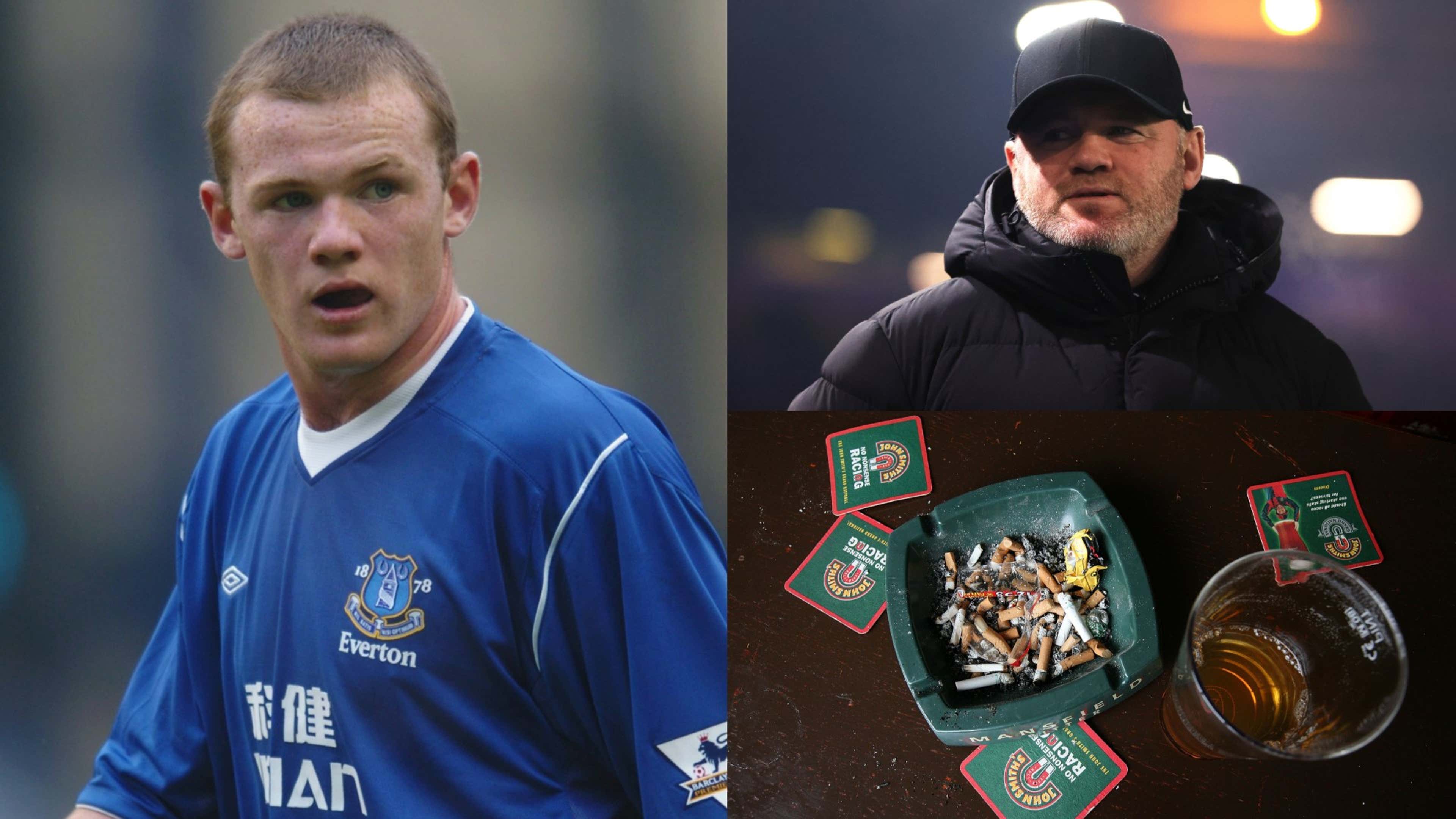 Wayne Rooney Everton cigarettes pint