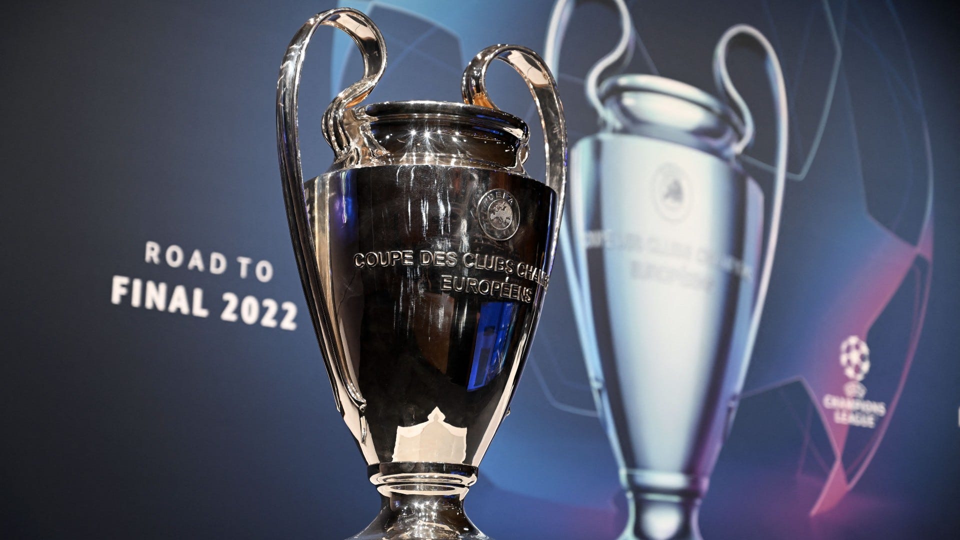 Champions League trophy 2022