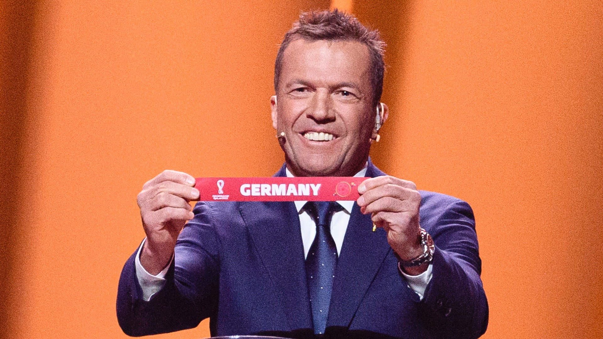 ONLY GERMANY Lothar Matthaus World Cup draw
