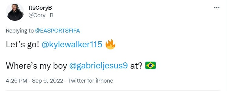 FIFA 23 Tweet 3