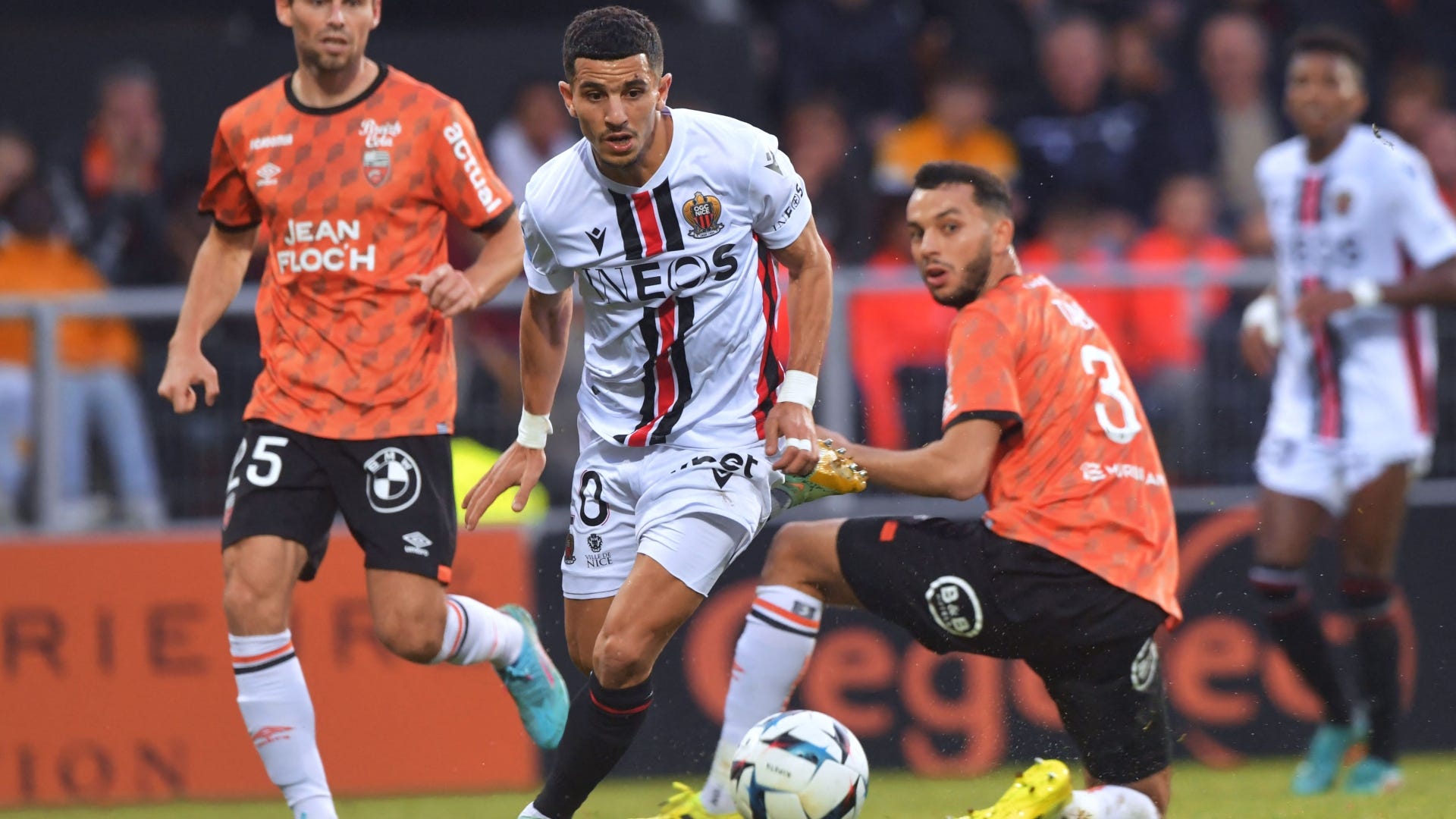 Youcef Atal Nice Lorient Ligue 1