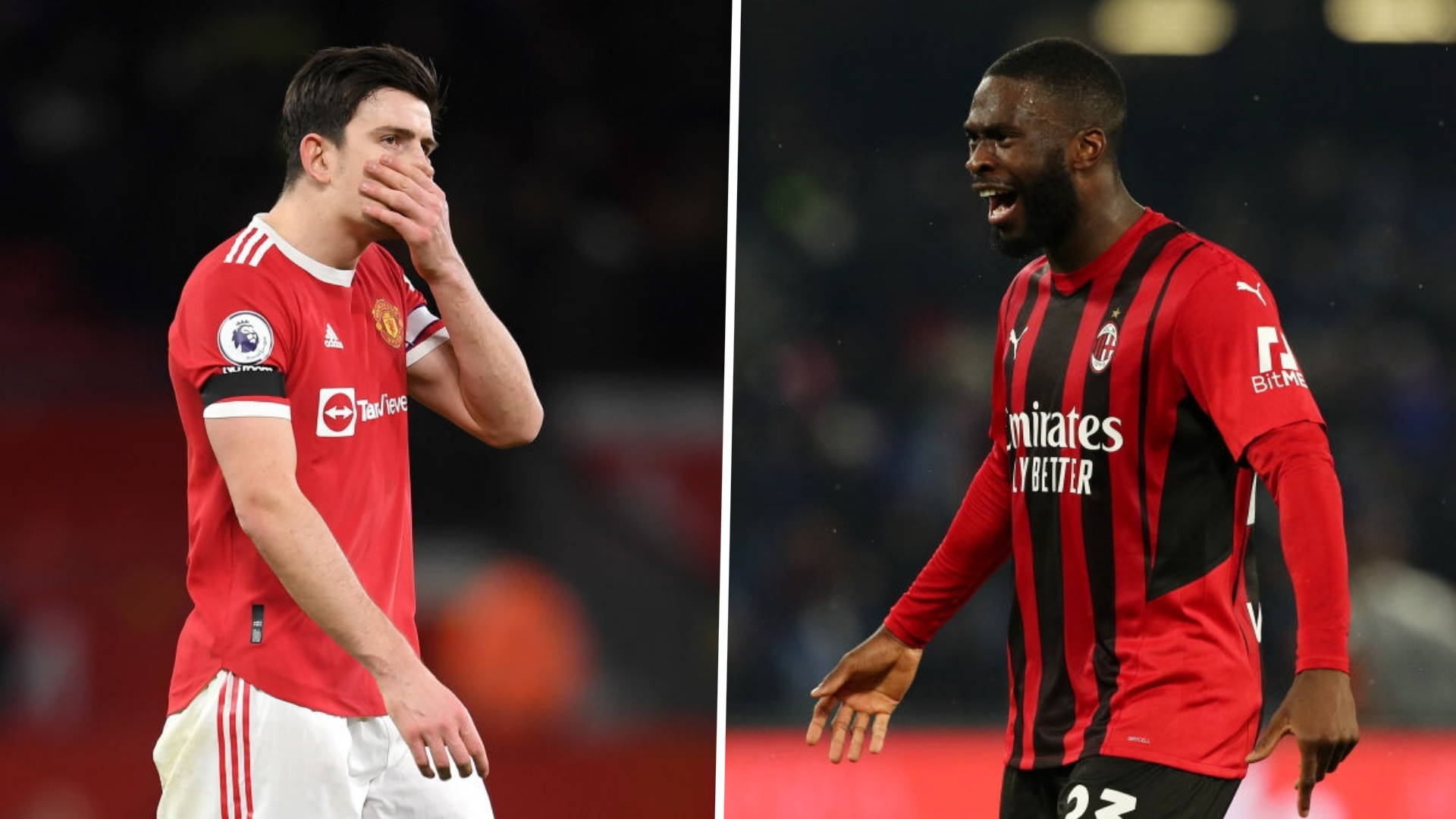 Pemandangan Kontras Antara Bek Ac Milan Fikayo Tomori And Bek Man United Harry Maguire Apa Yang